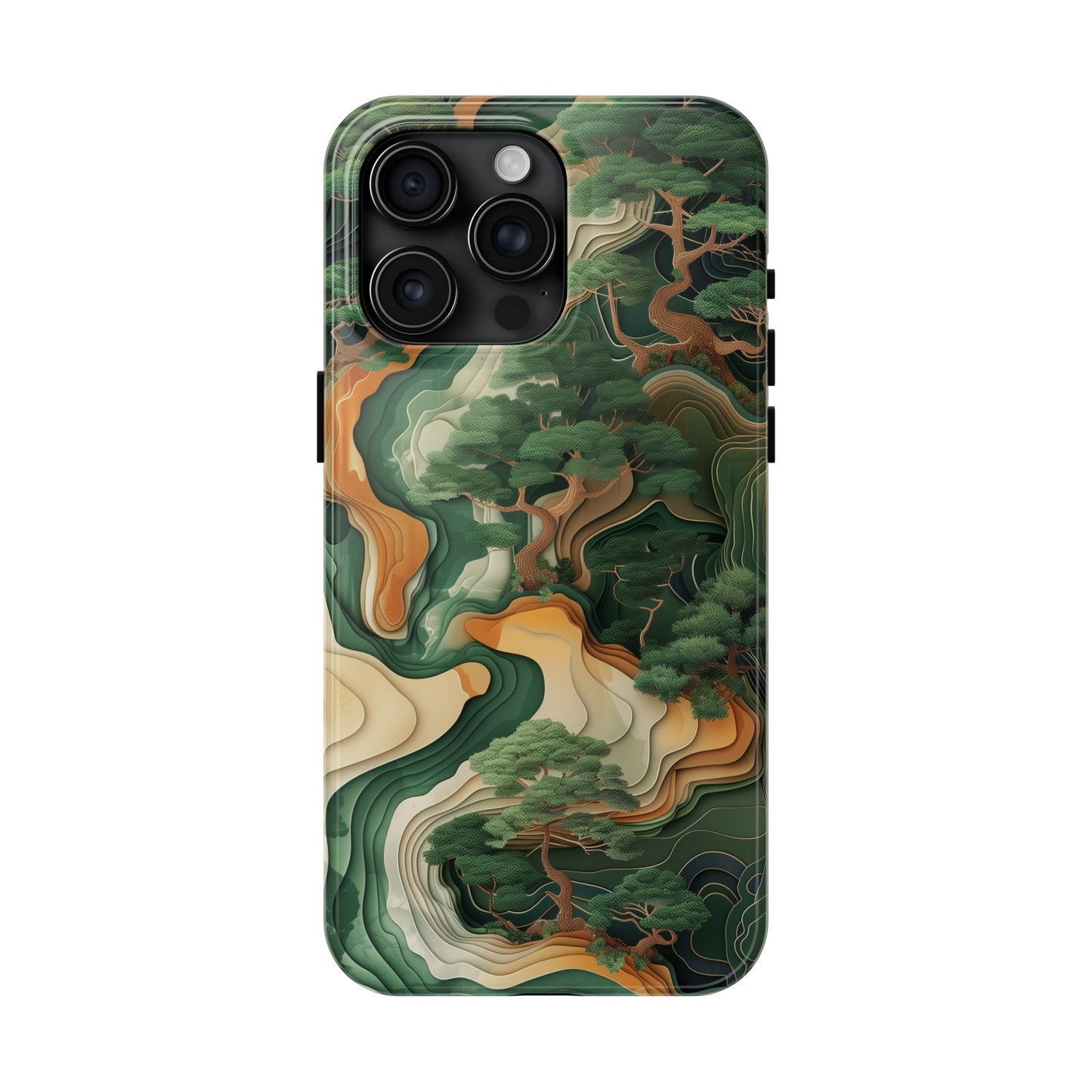 Japanese Art Print Design, Tough iPhone Case