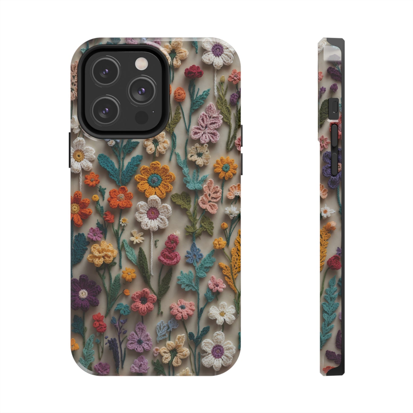 Crochet Flowers iPhone Case, Crocheter Gift