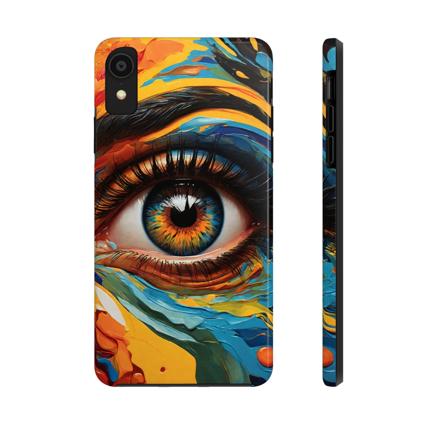 Psychedelic Eye Design Tough iPhone Case