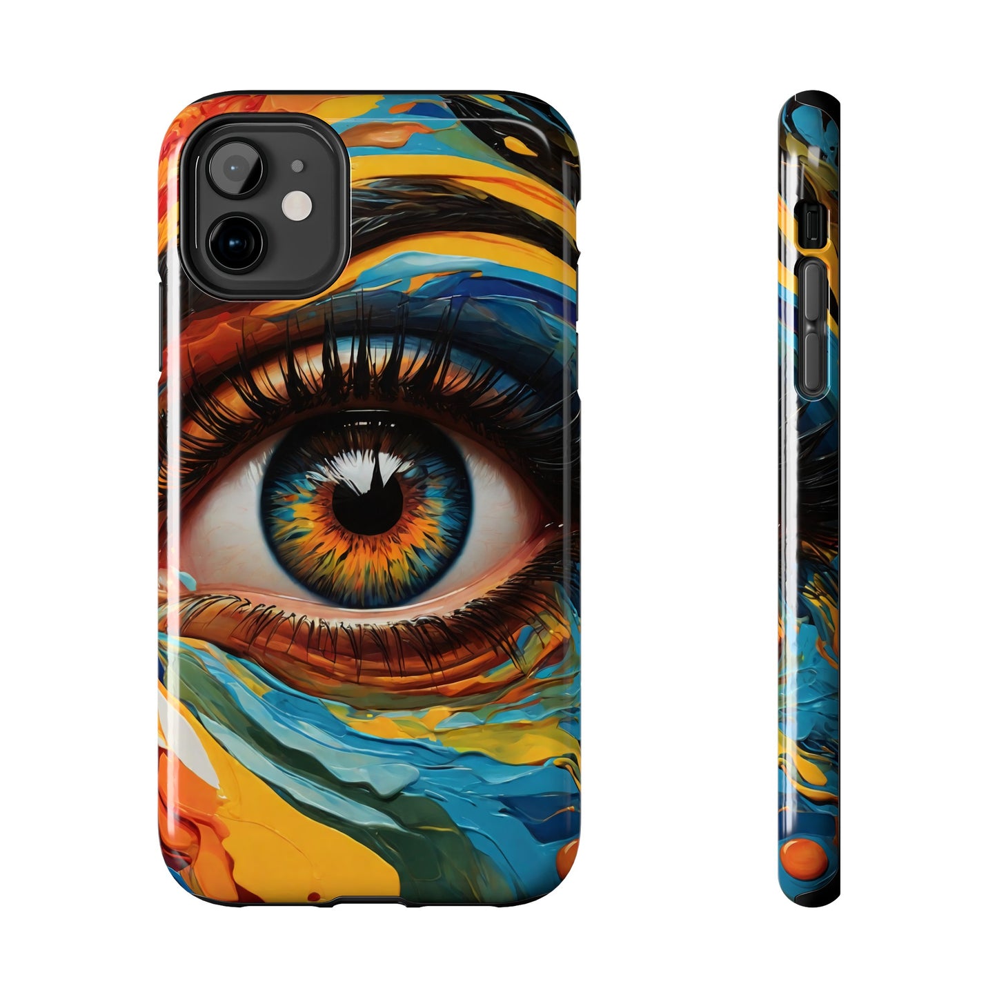 Psychedelic Eye Design Tough iPhone Case