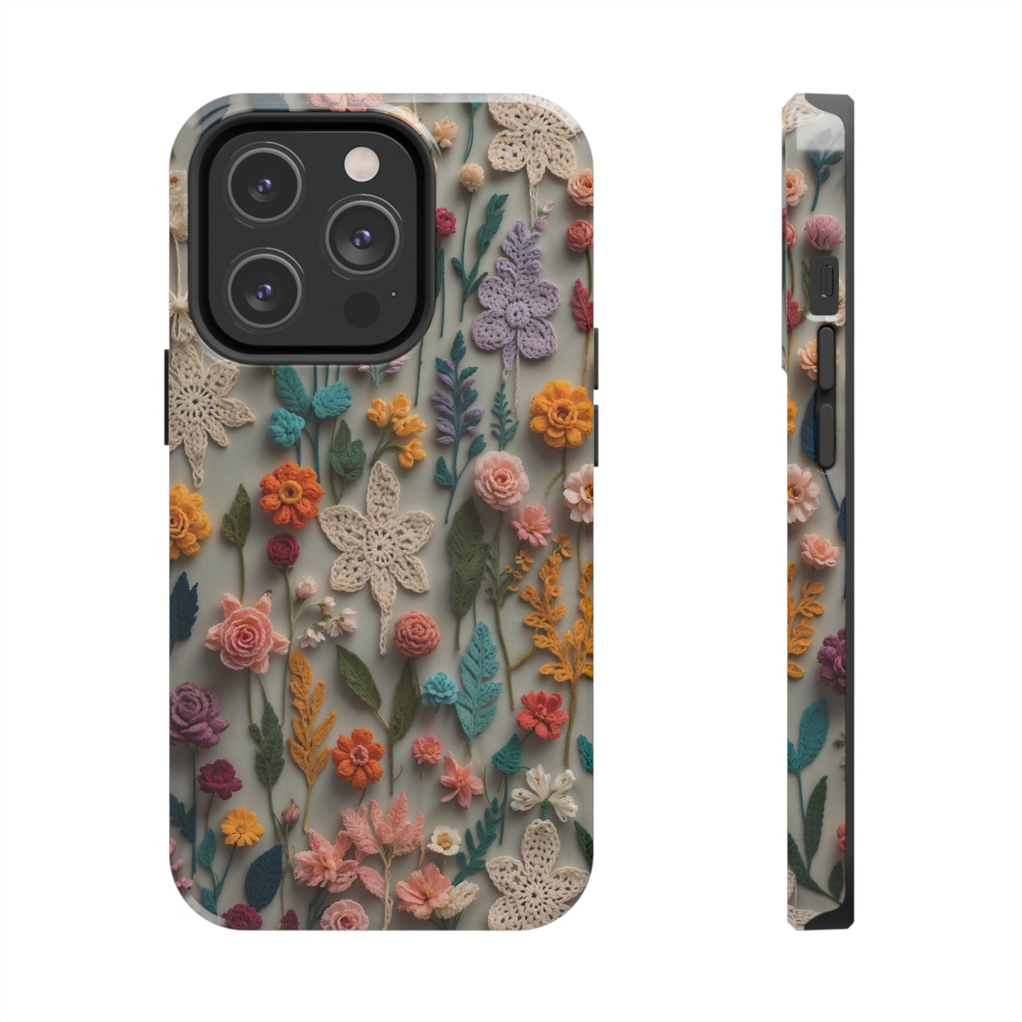 Crochet Flowers iPhone Case