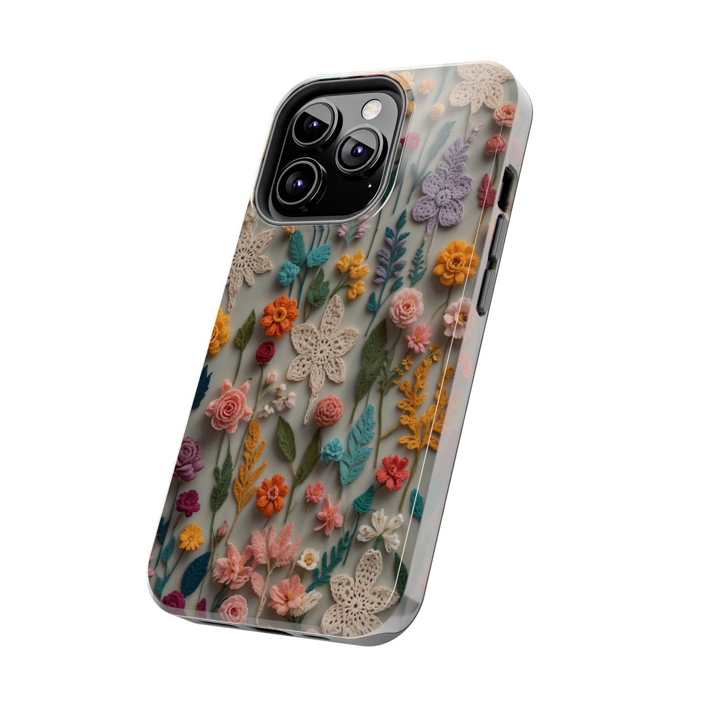 Crochet Flowers iPhone Case