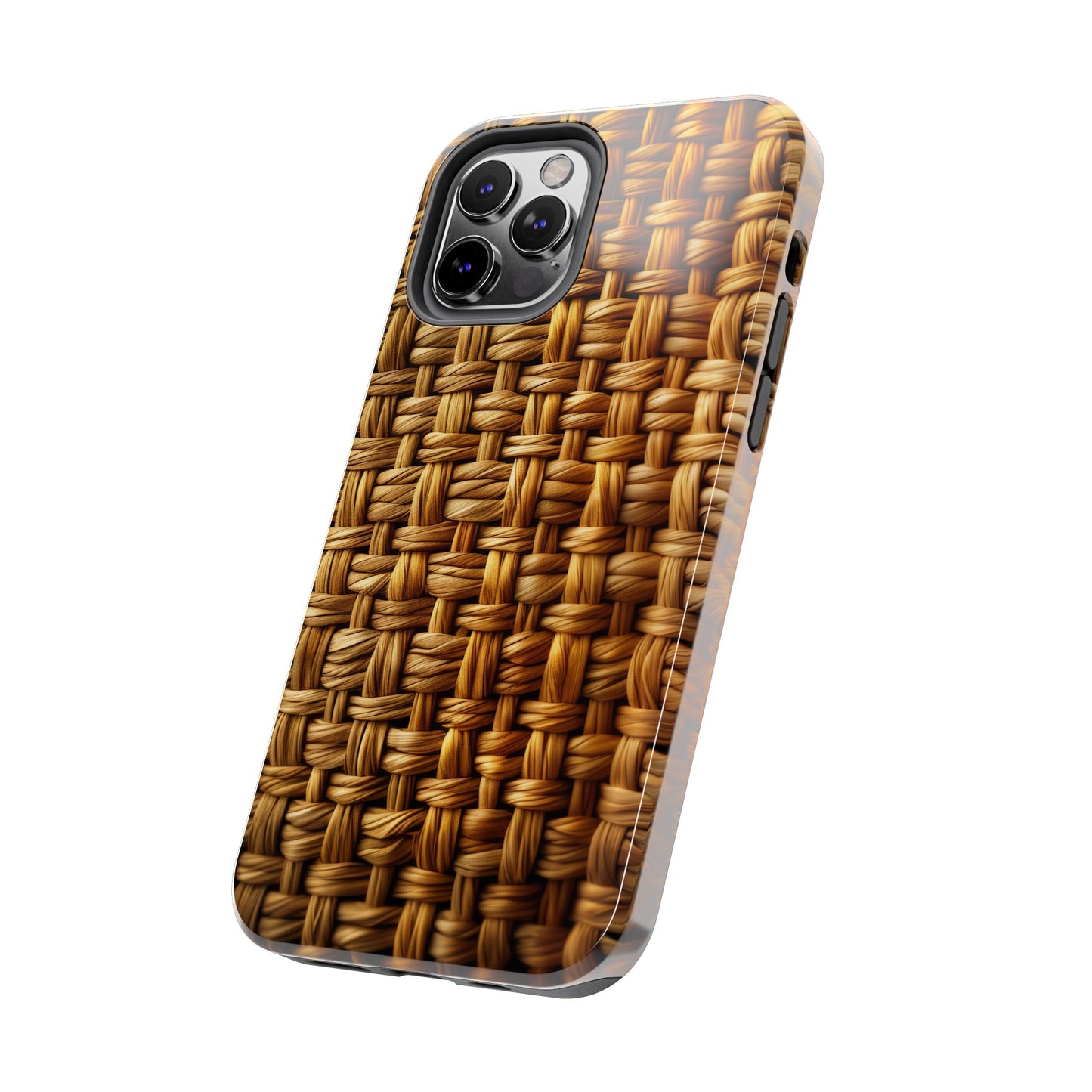 Basket Weave Design Tough iPhone Case