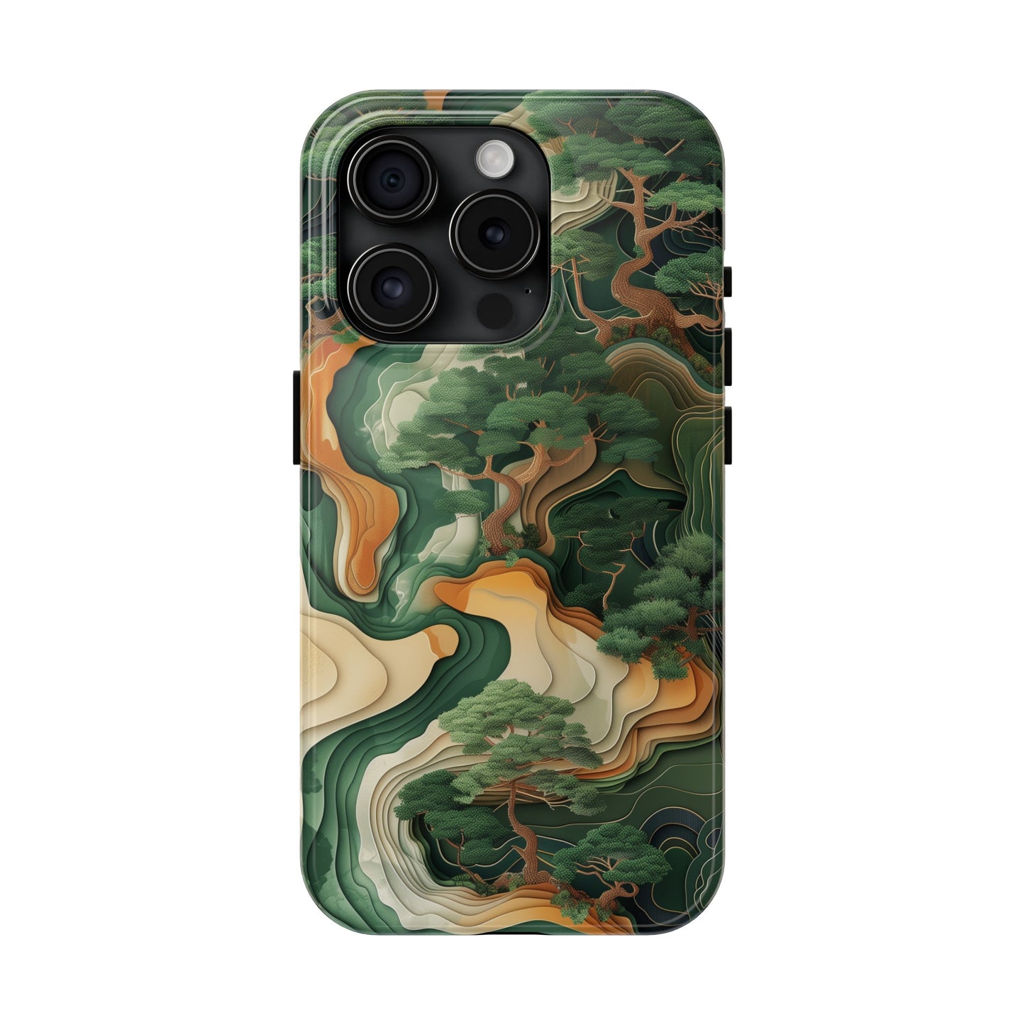 Japanese Art Print Design, Tough iPhone Case