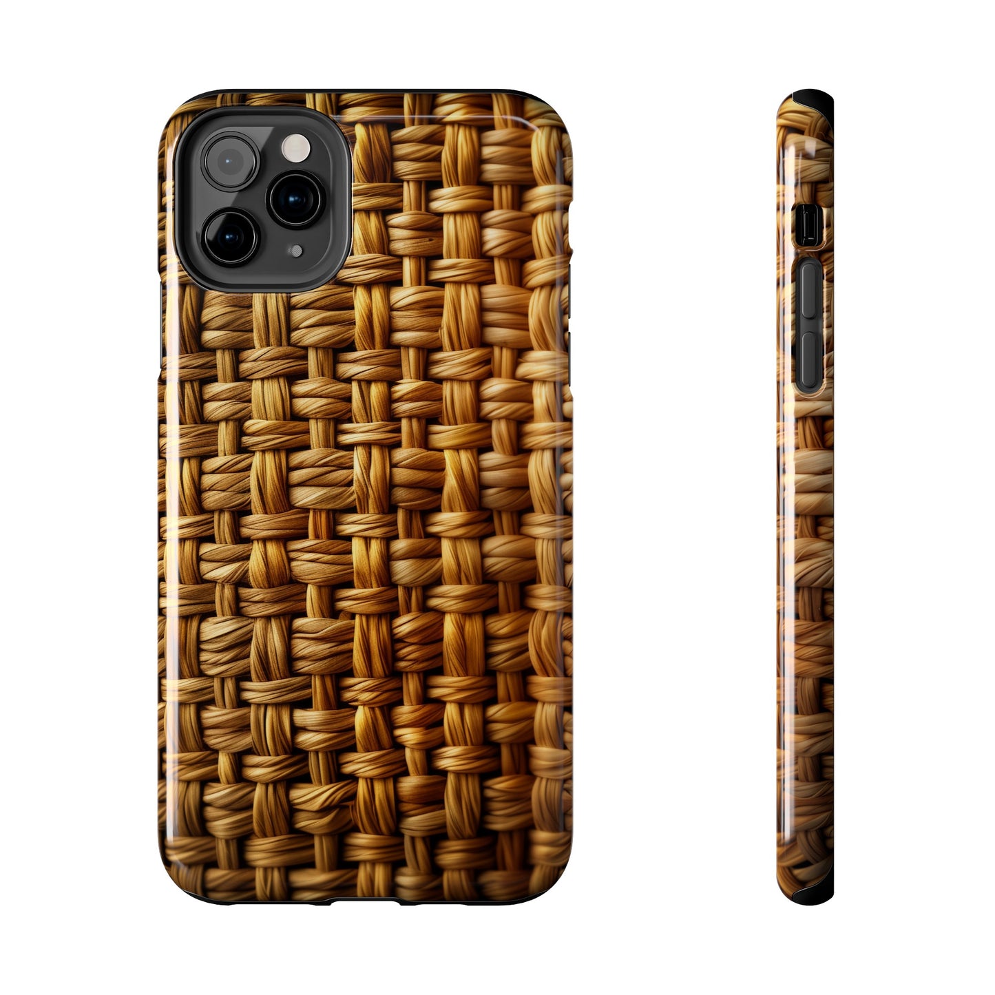 Basket Weave Design Tough iPhone Case