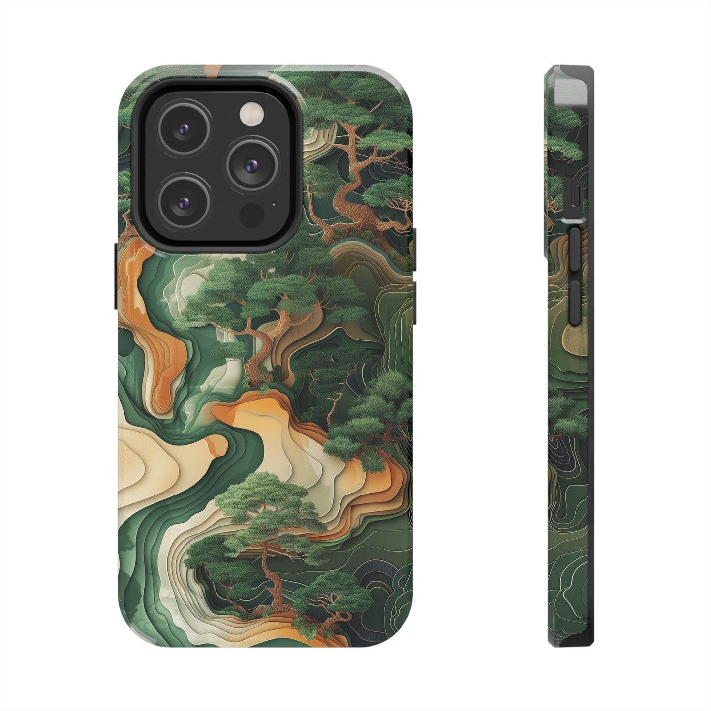 Japanese Art Print Design, Tough iPhone Case