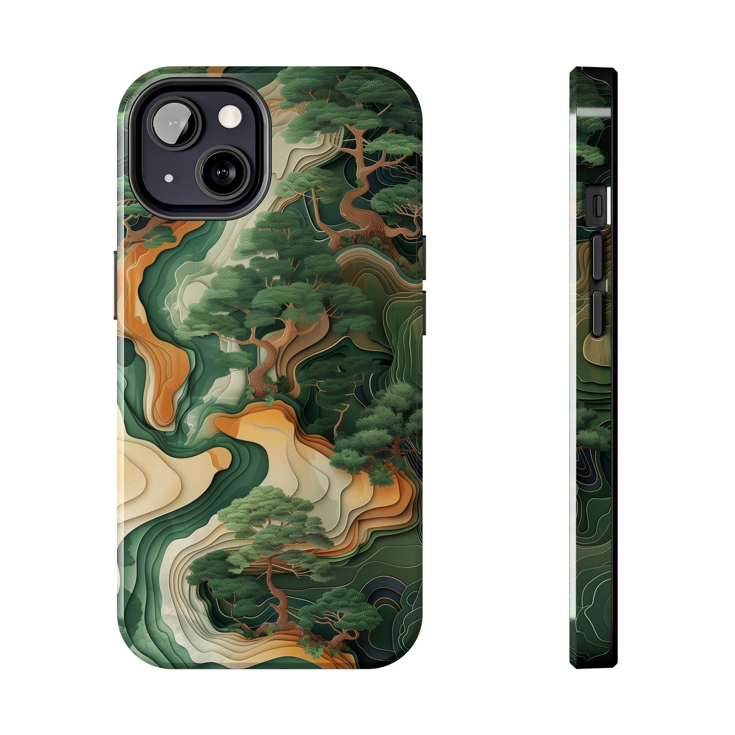 Japanese Art Print Design, Tough iPhone Case