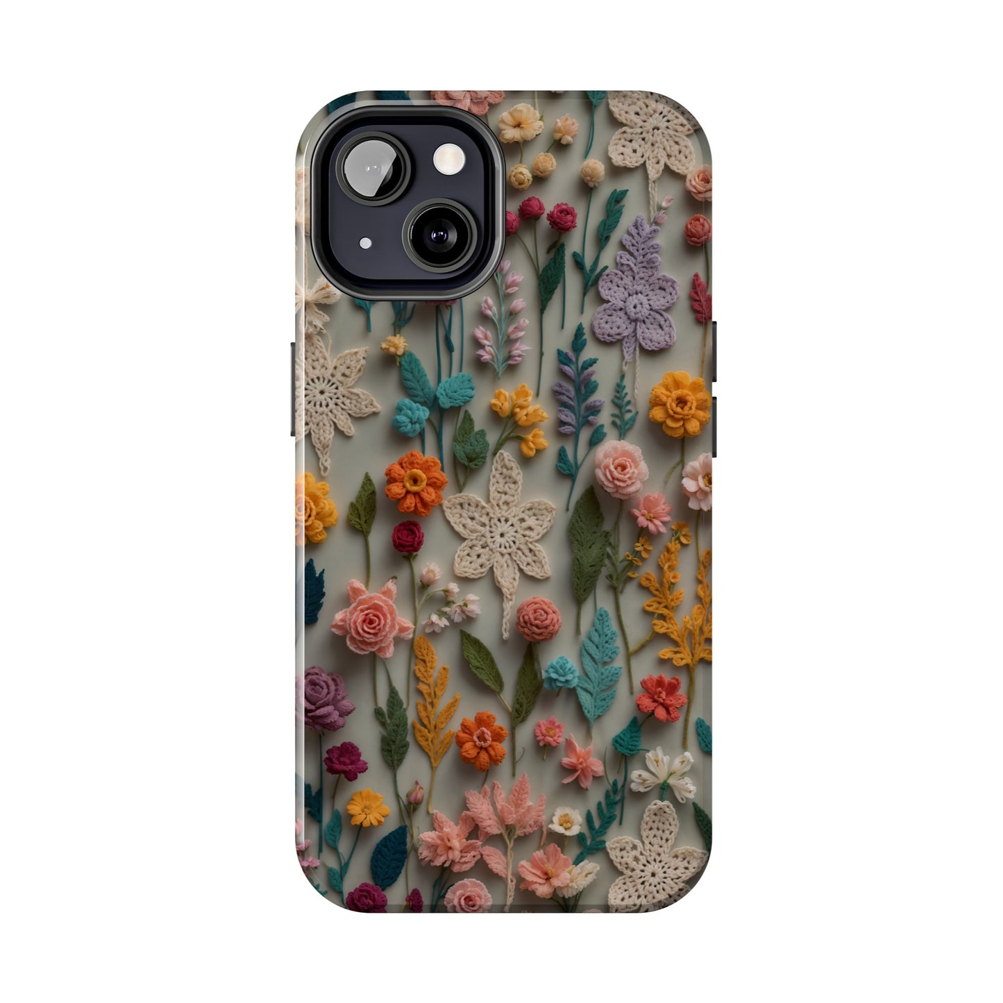 Crochet Flowers iPhone Case