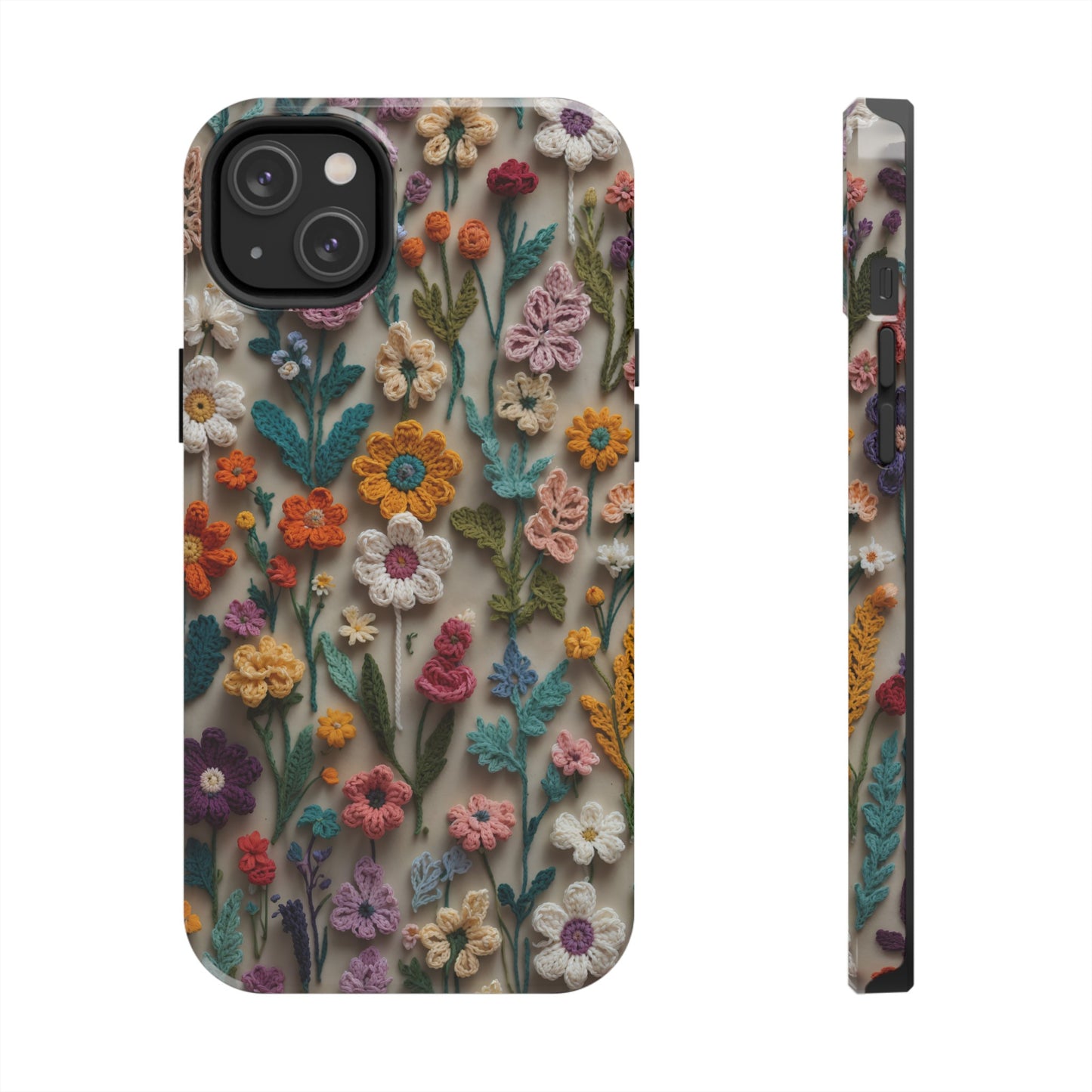 Crochet Flowers iPhone Case, Crocheter Gift