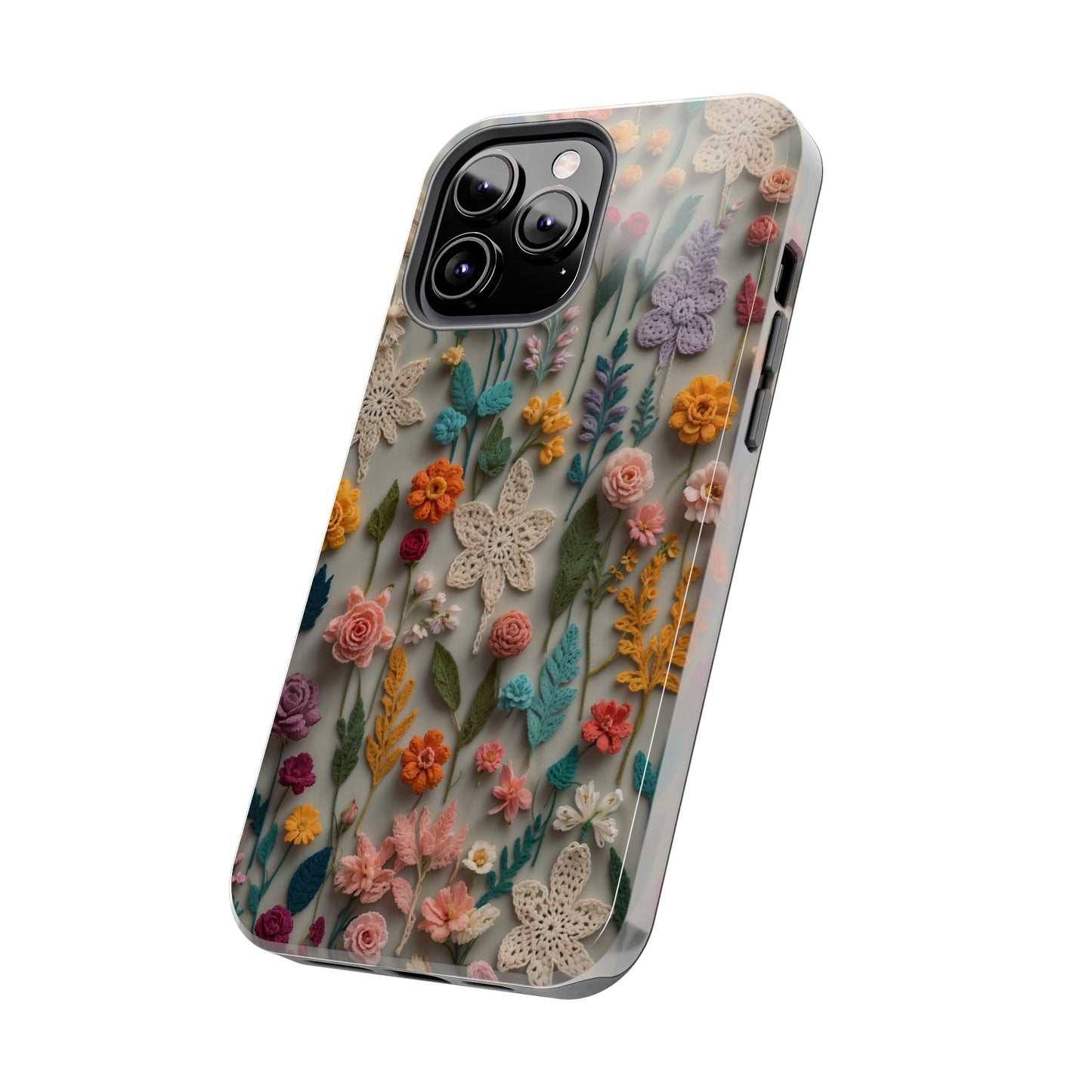 Crochet Flowers iPhone Case