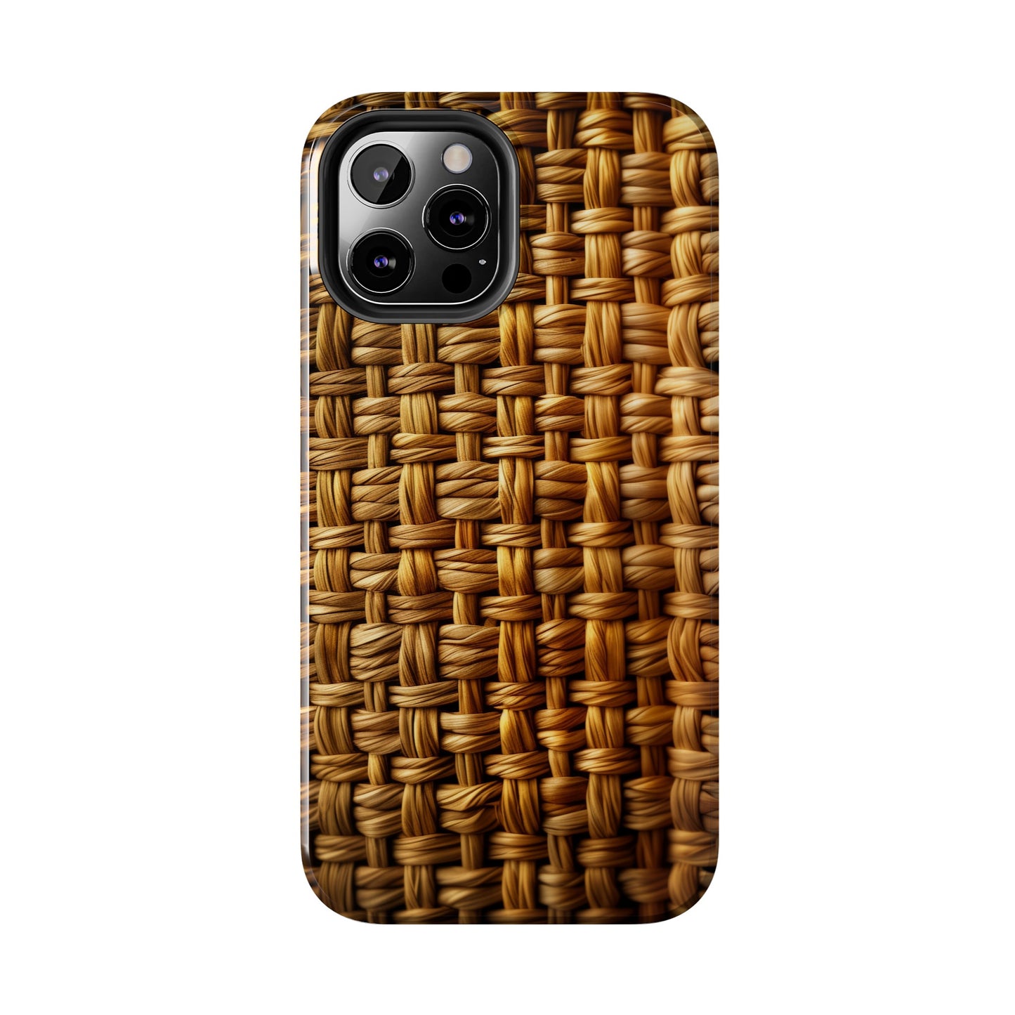 Basket Weave Design Tough iPhone Case