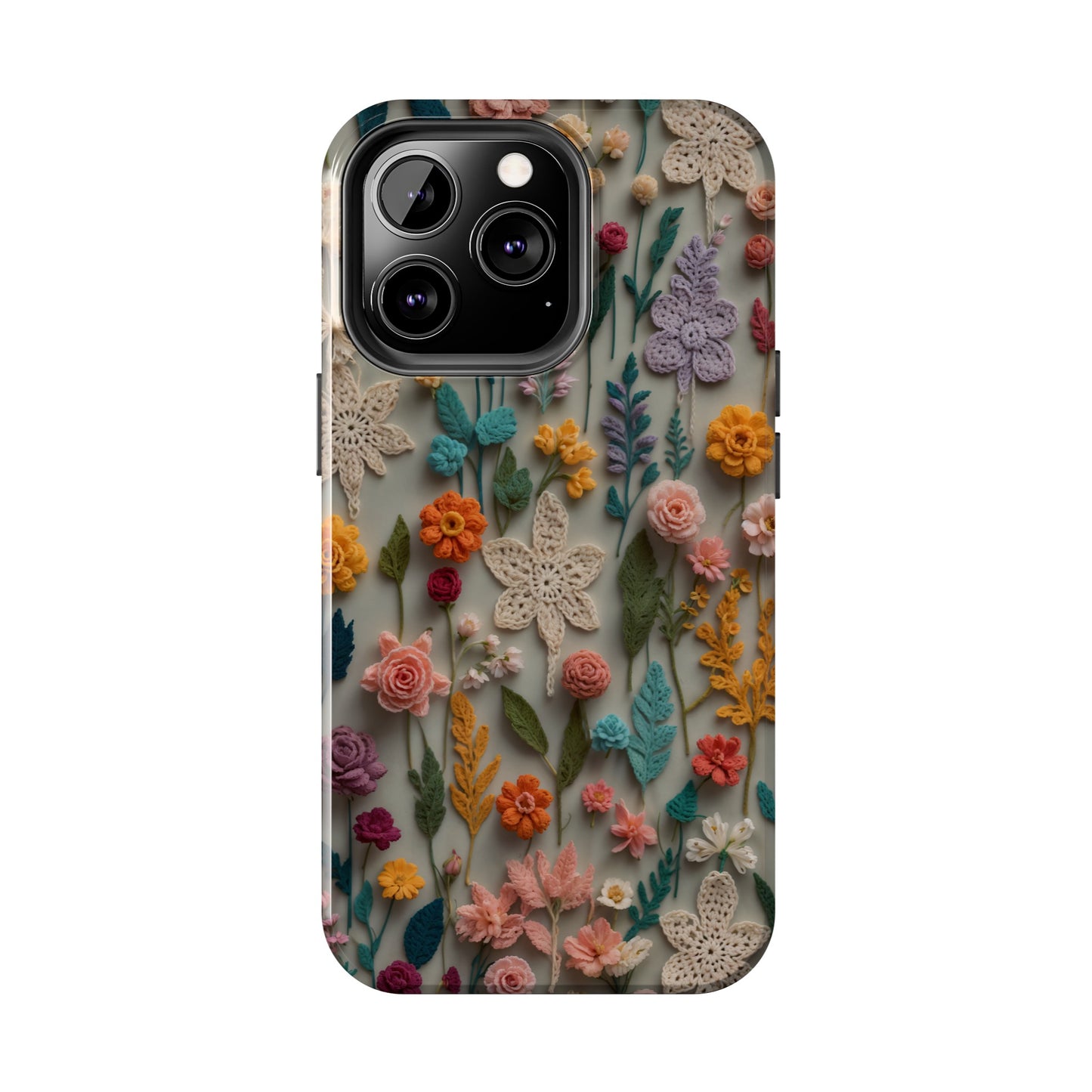 Crochet Flowers iPhone Case