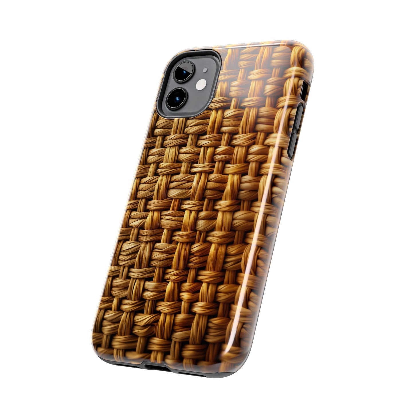 Basket Weave Design Tough iPhone Case