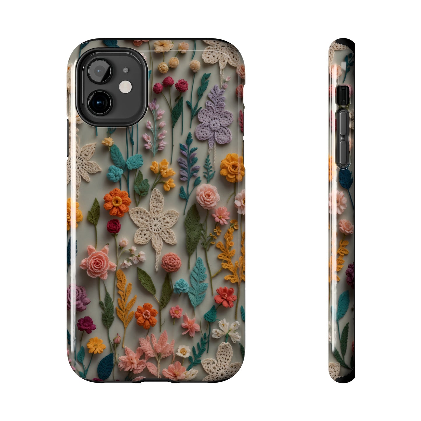 Crochet Flowers iPhone Case