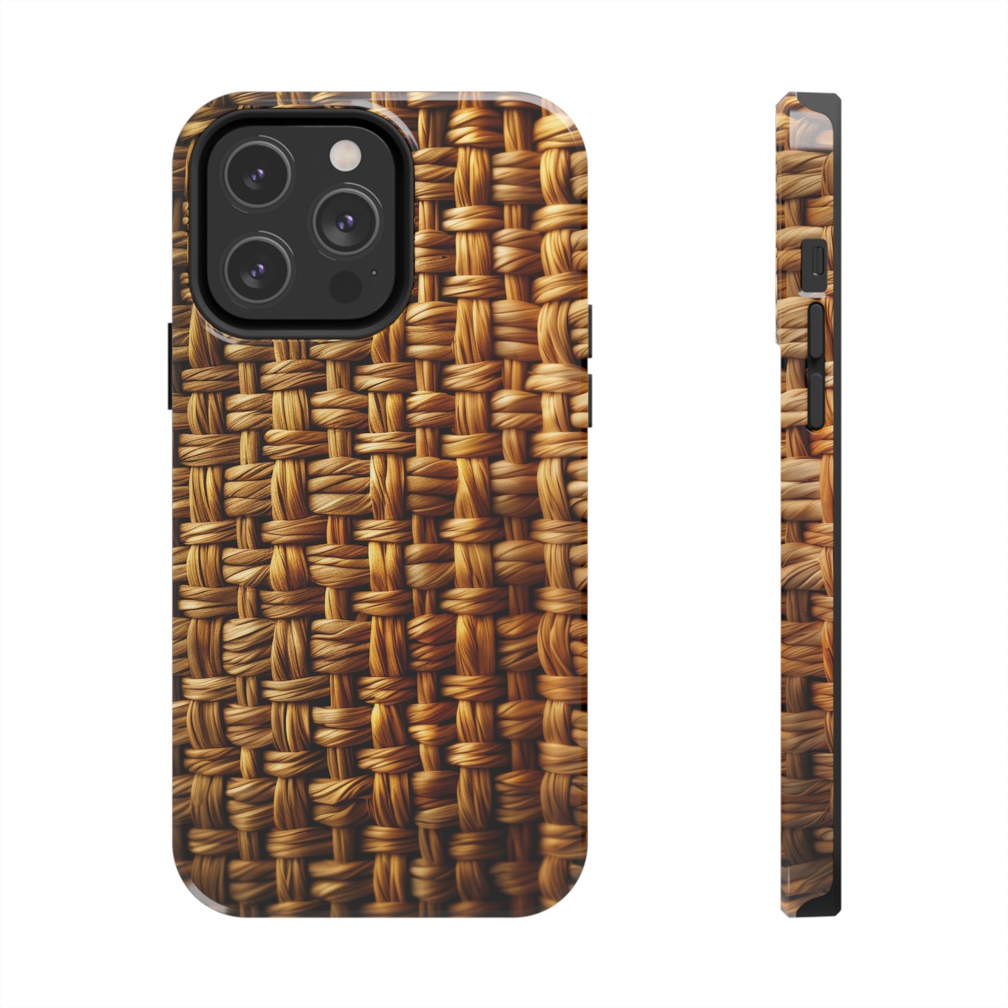 Basket Weave Design Tough iPhone Case