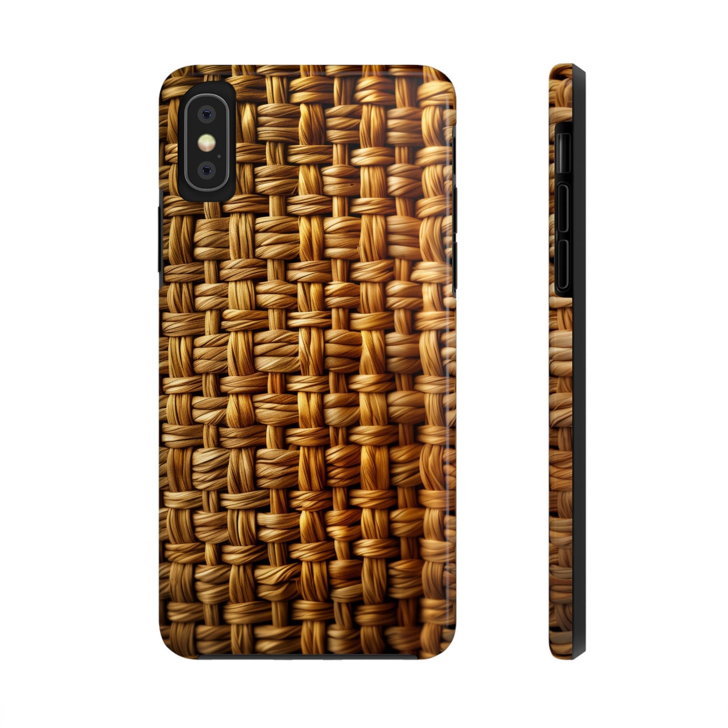 Basket Weave Design Tough iPhone Case