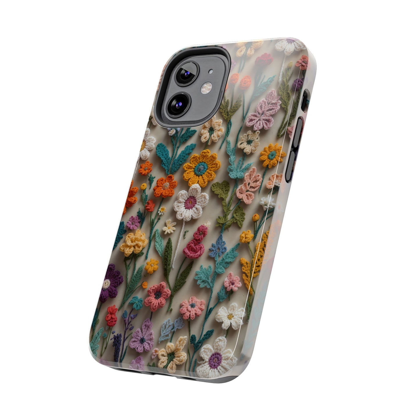 Crochet Flowers iPhone Case, Crocheter Gift