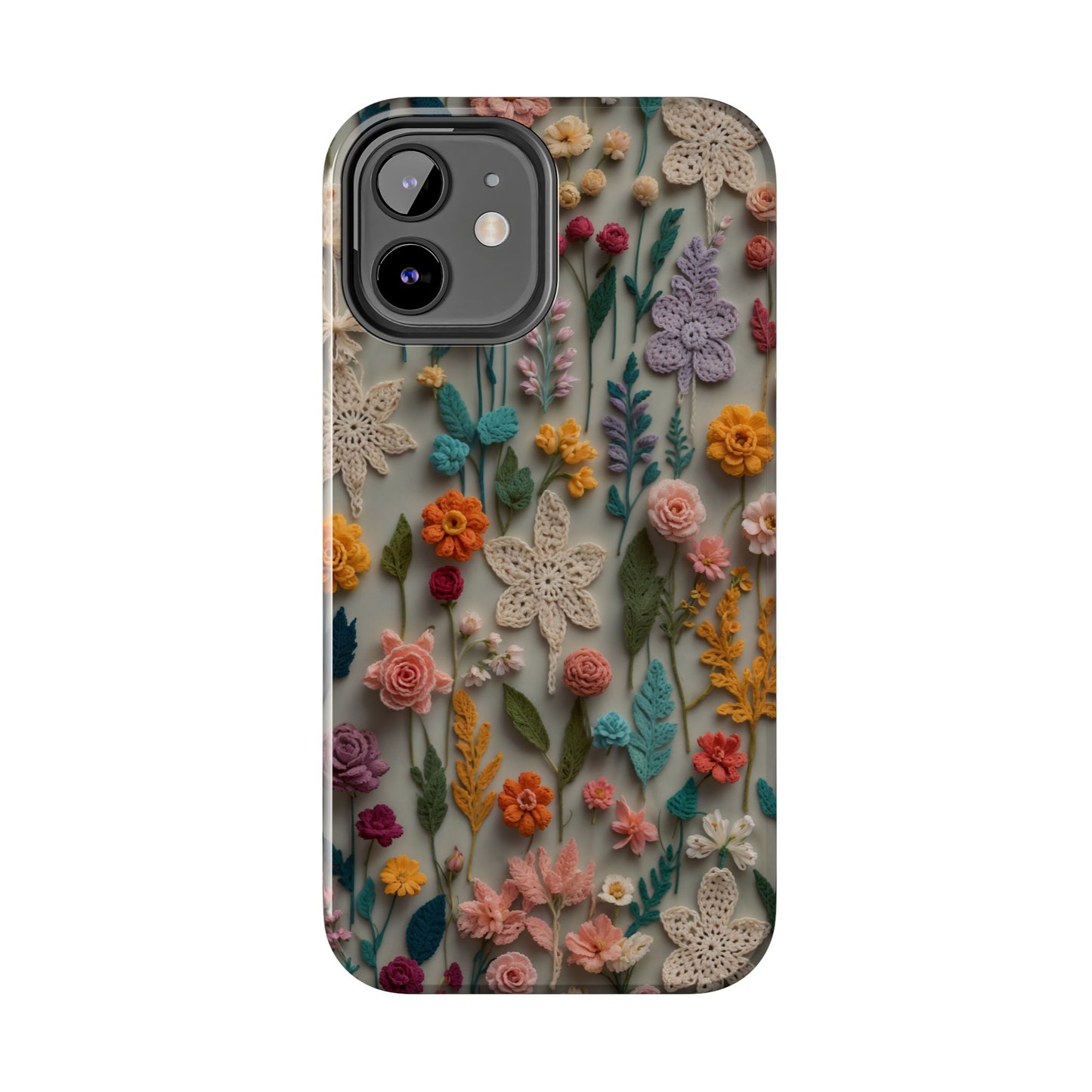 Crochet Flowers iPhone Case