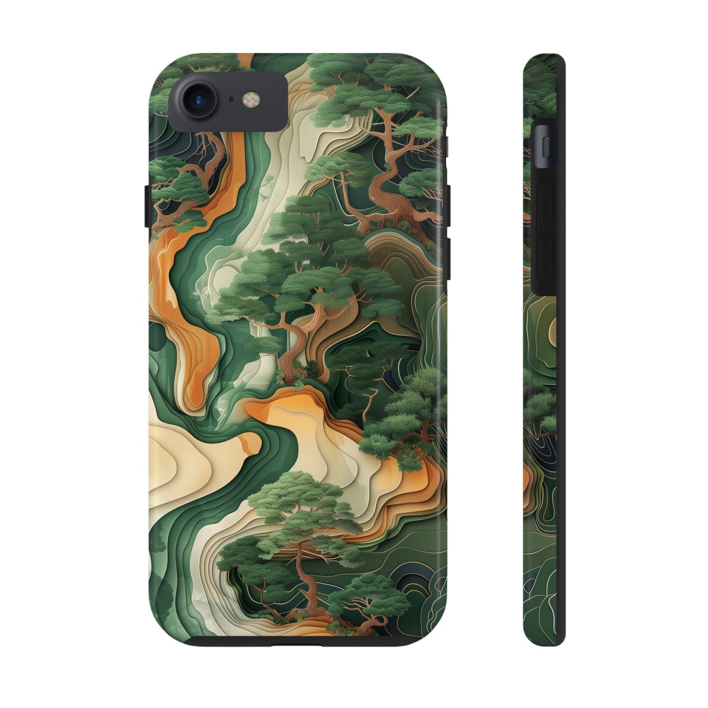 Japanese Art Print Design, Tough iPhone Case