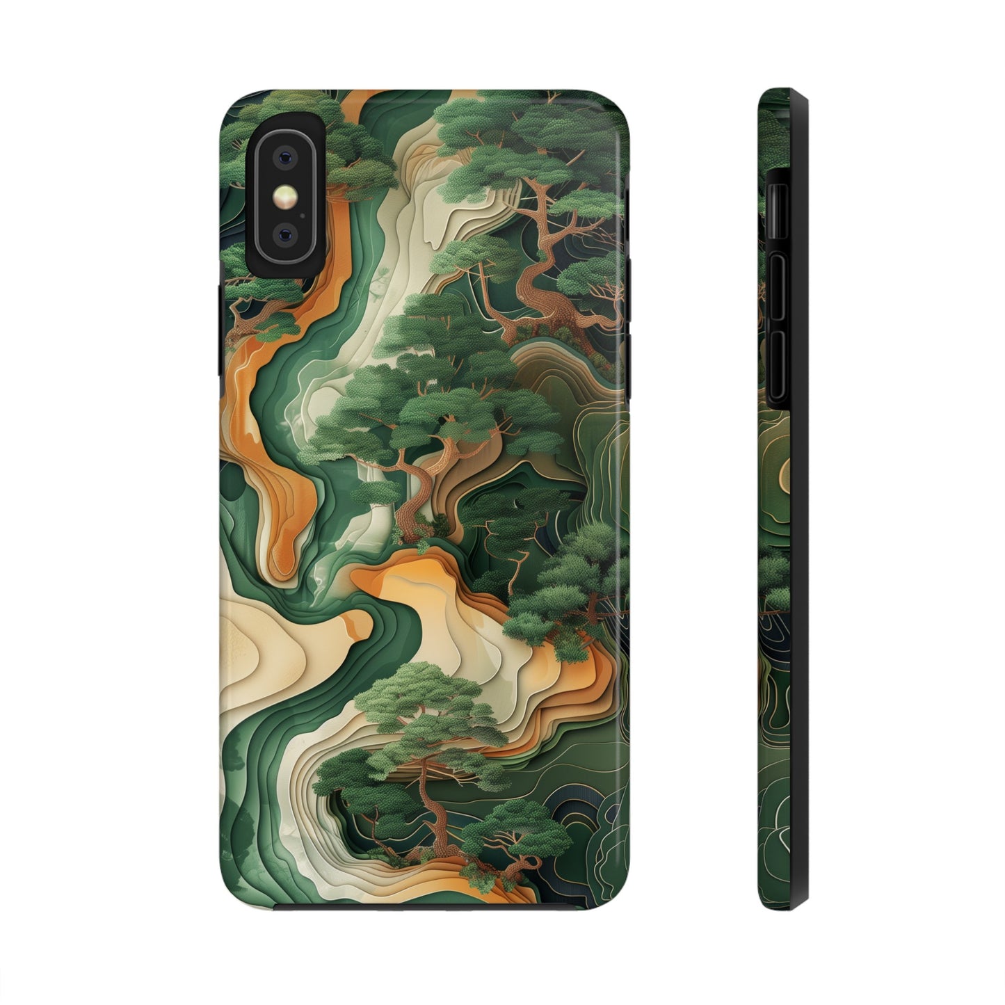 Japanese Art Print Design, Tough iPhone Case