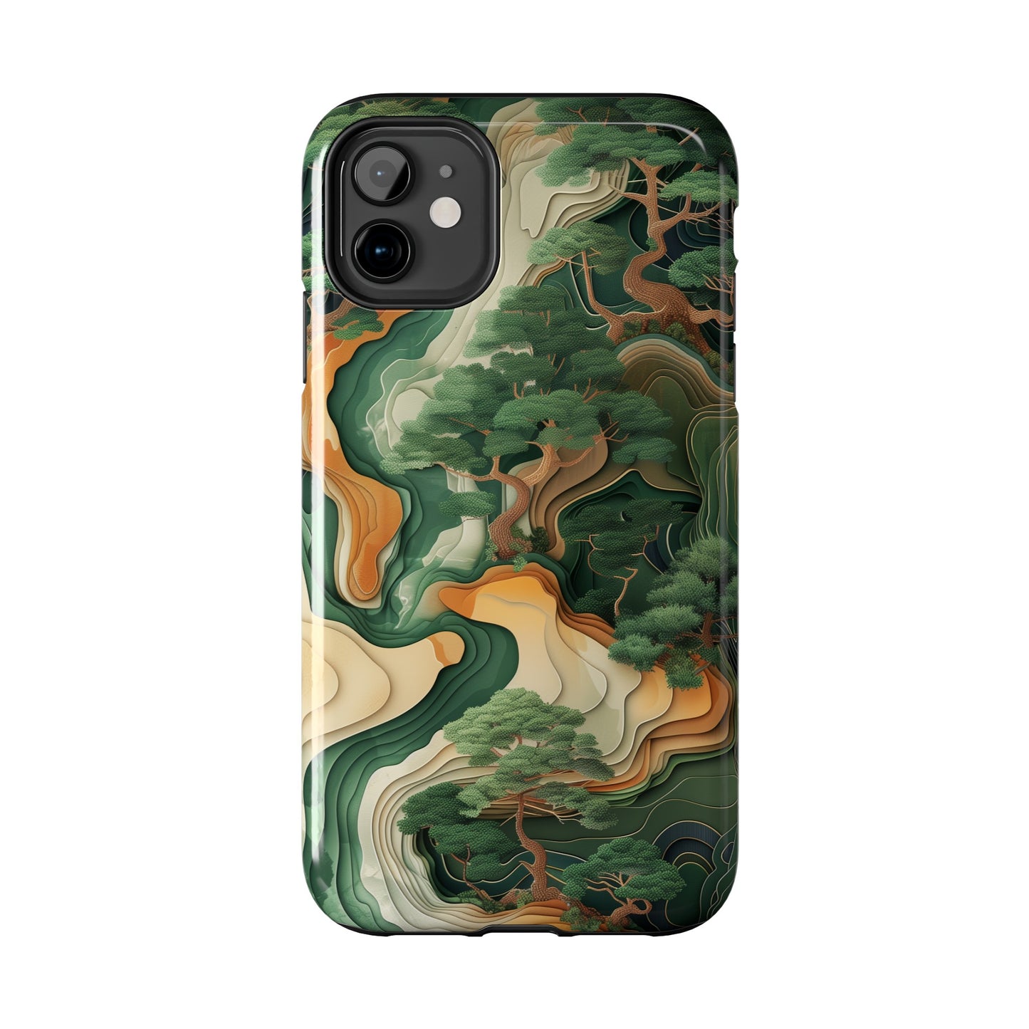 Japanese Art Print Design, Tough iPhone Case