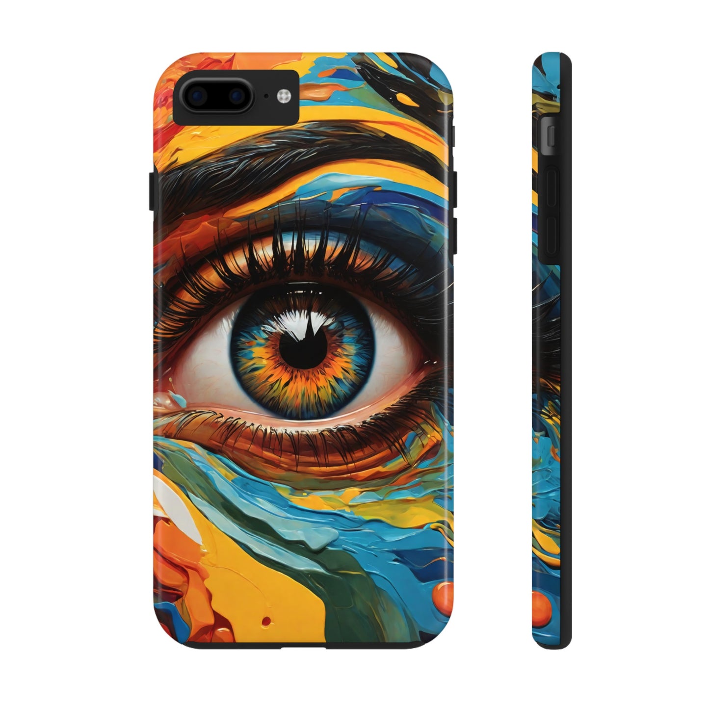 Psychedelic Eye Design Tough iPhone Case