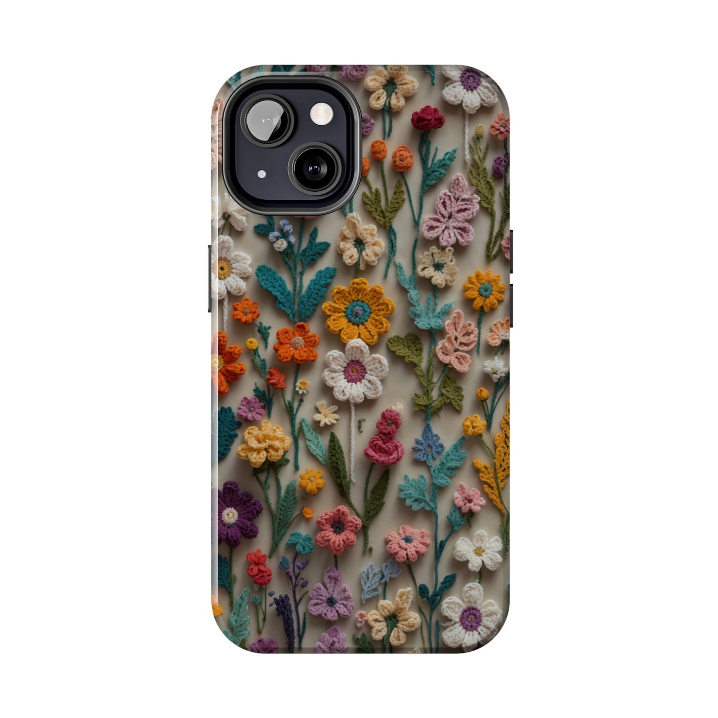 Crochet Flowers iPhone Case, Crocheter Gift