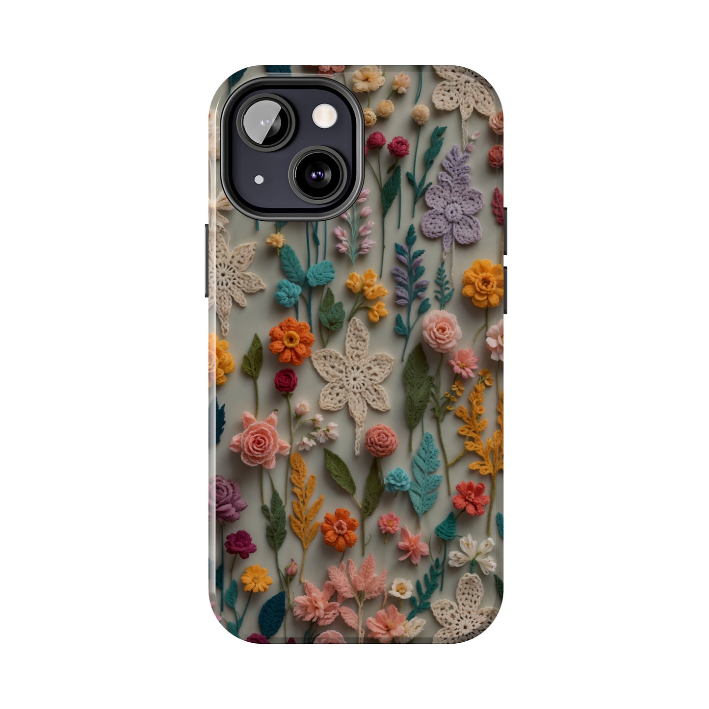 Crochet Flowers iPhone Case