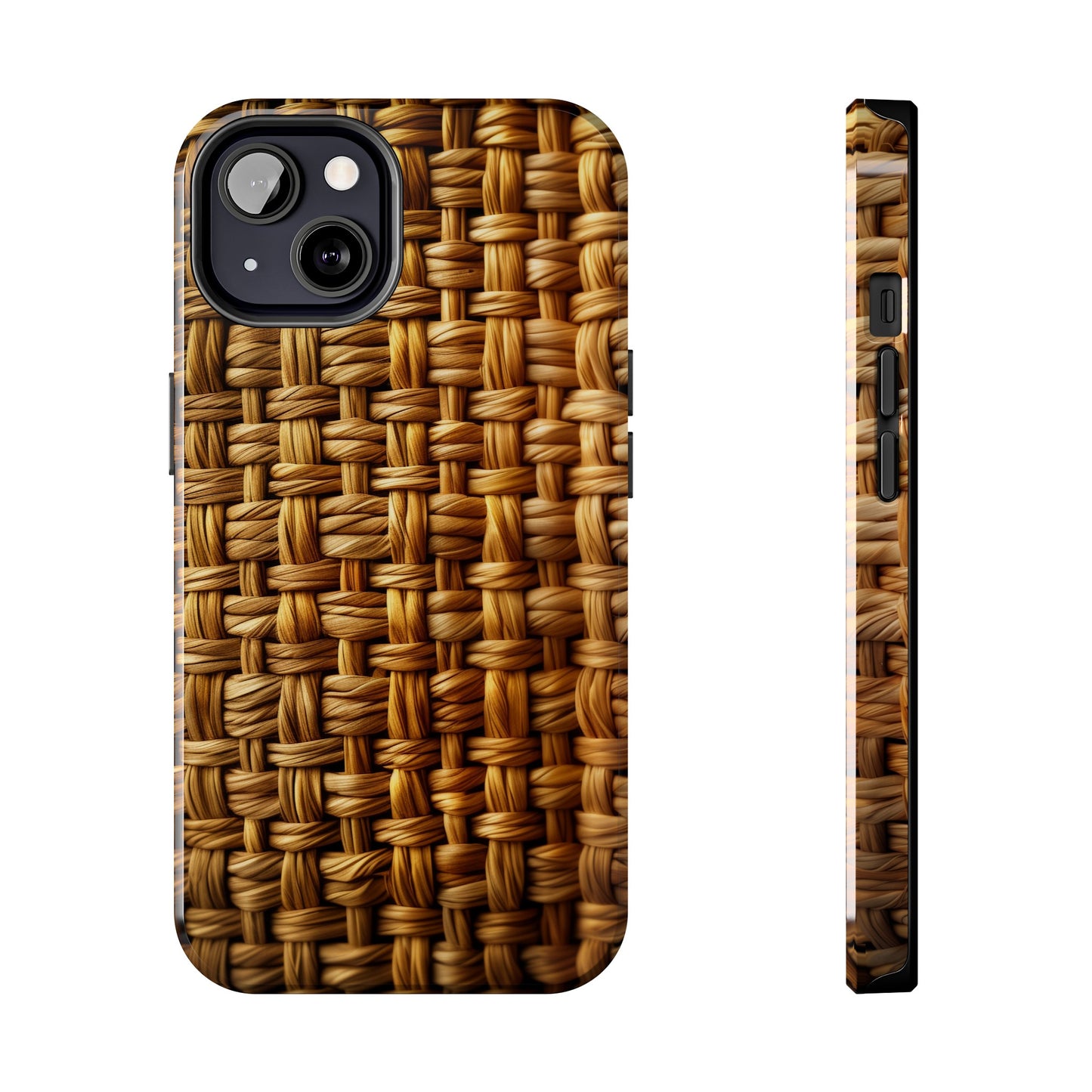 Basket Weave Design Tough iPhone Case