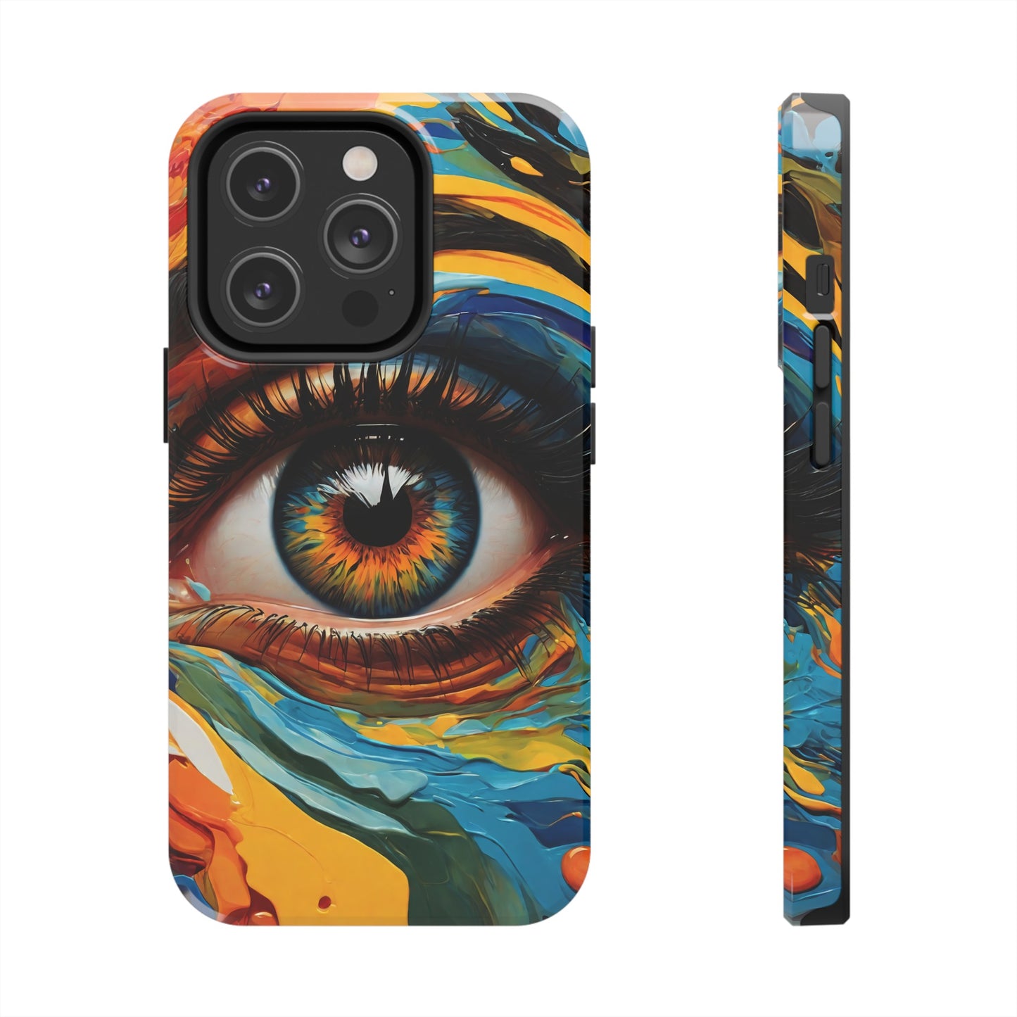 Psychedelic Eye Design Tough iPhone Case