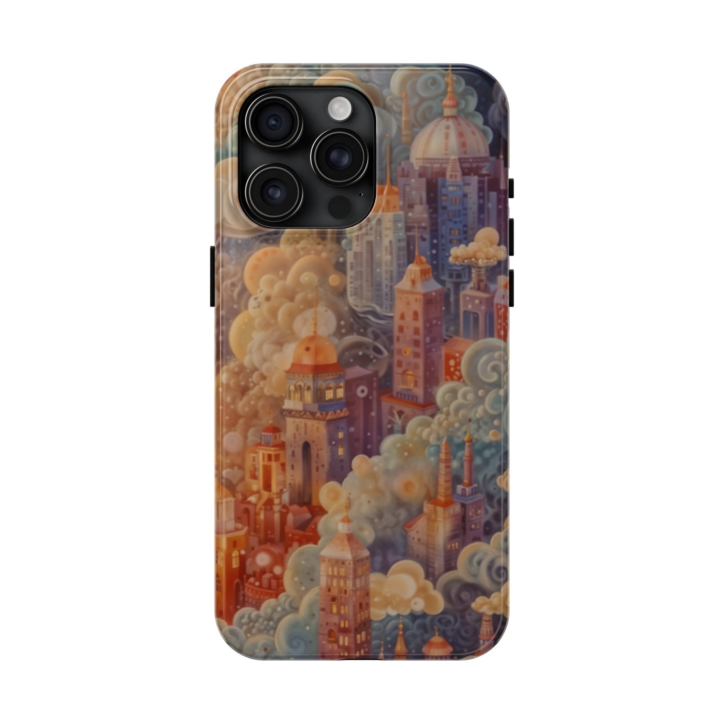 Colorful Japanese Art Print Design Inspired By Yayoi Kusama, Tough Impact Resistant 2-piece design iPhone Case