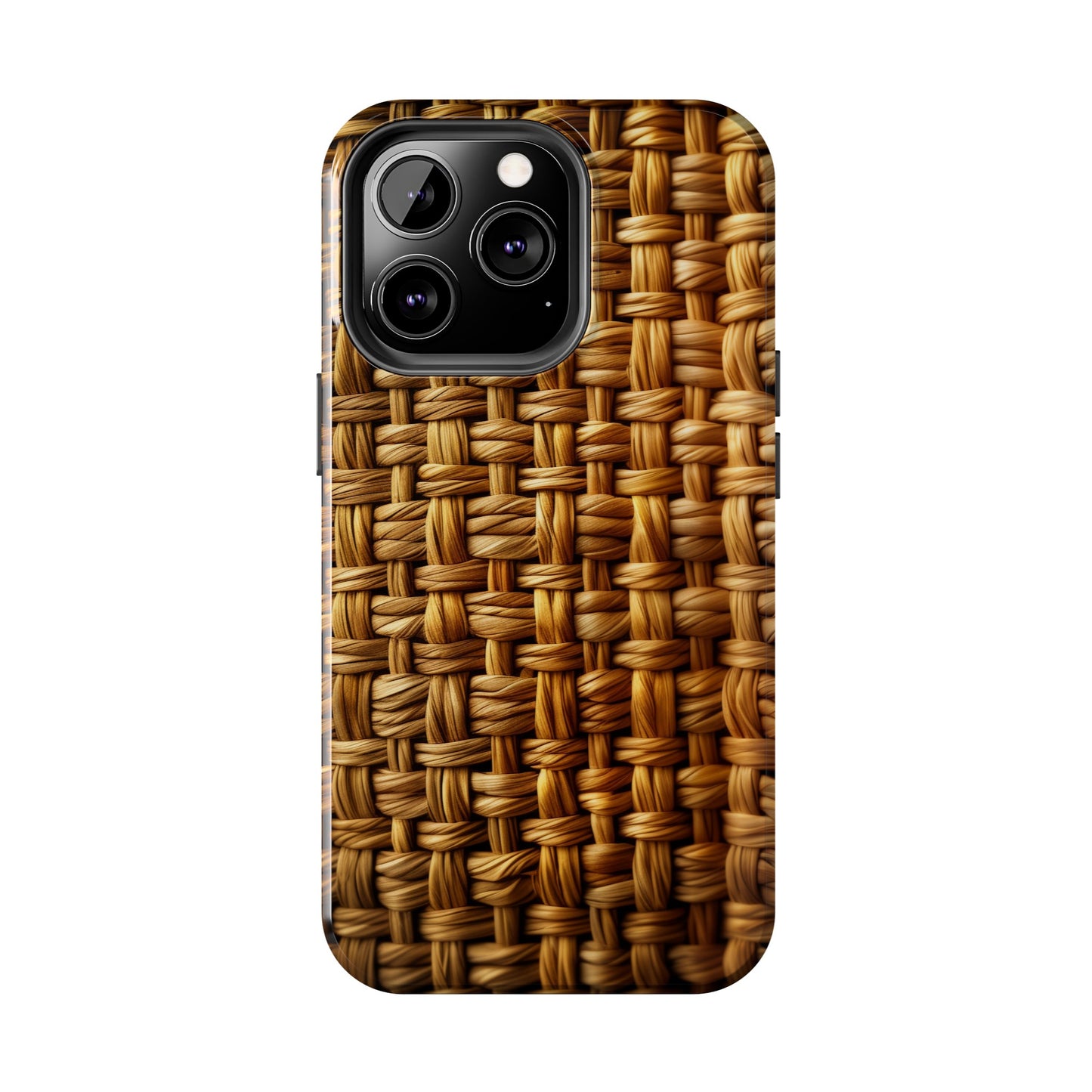 Basket Weave Design Tough iPhone Case