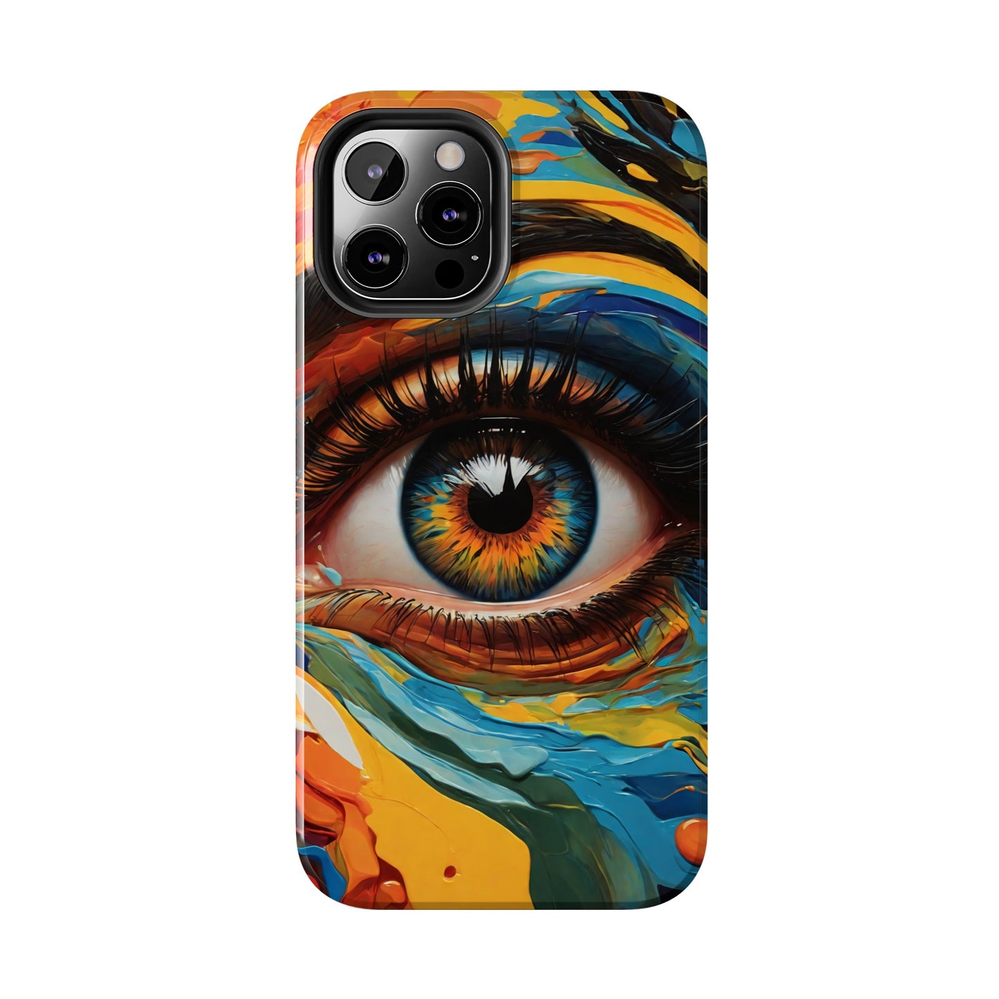 Psychedelic Eye Design Tough iPhone Case