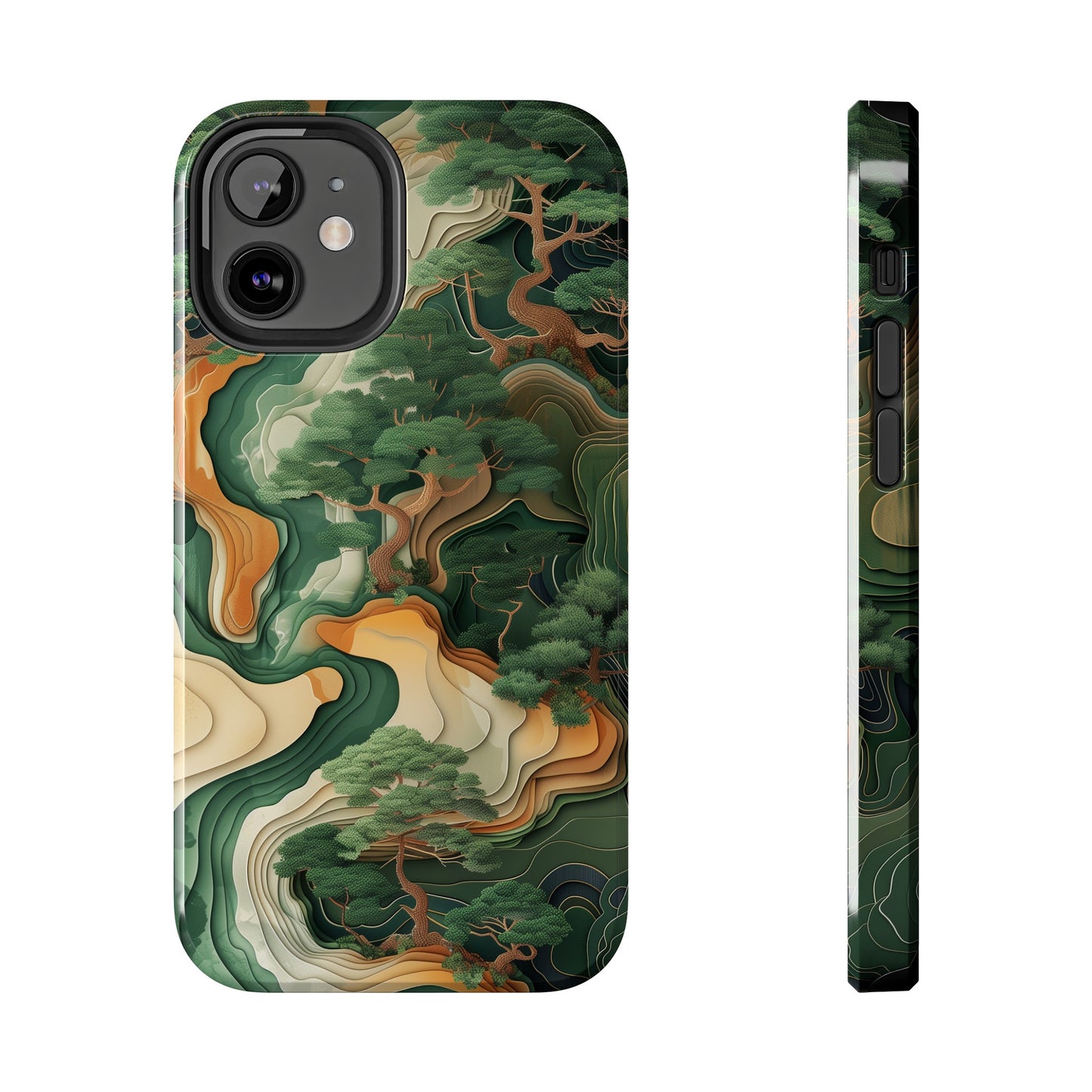 Japanese Art Print Design, Tough iPhone Case