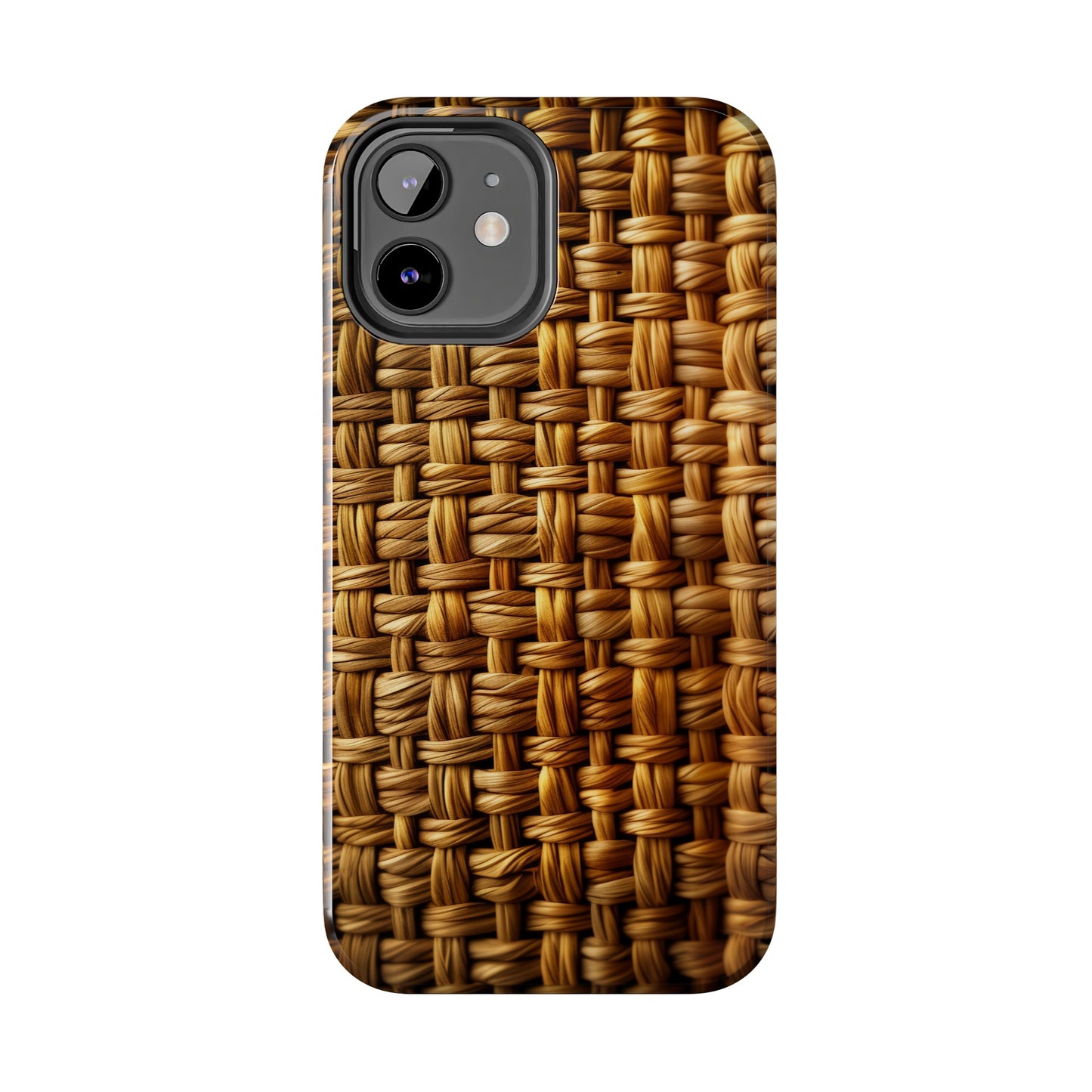 Basket Weave Design Tough iPhone Case