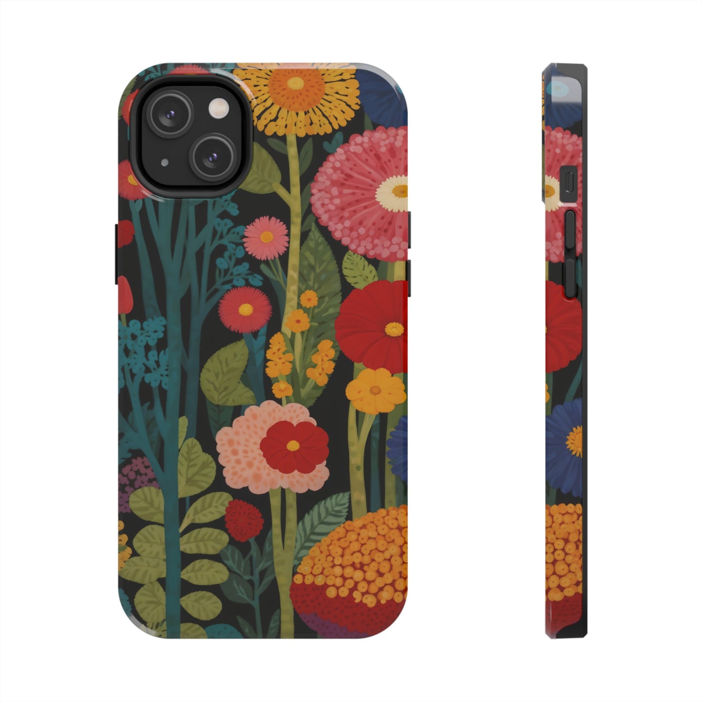 Colorful Flowers Tough iPhone Case