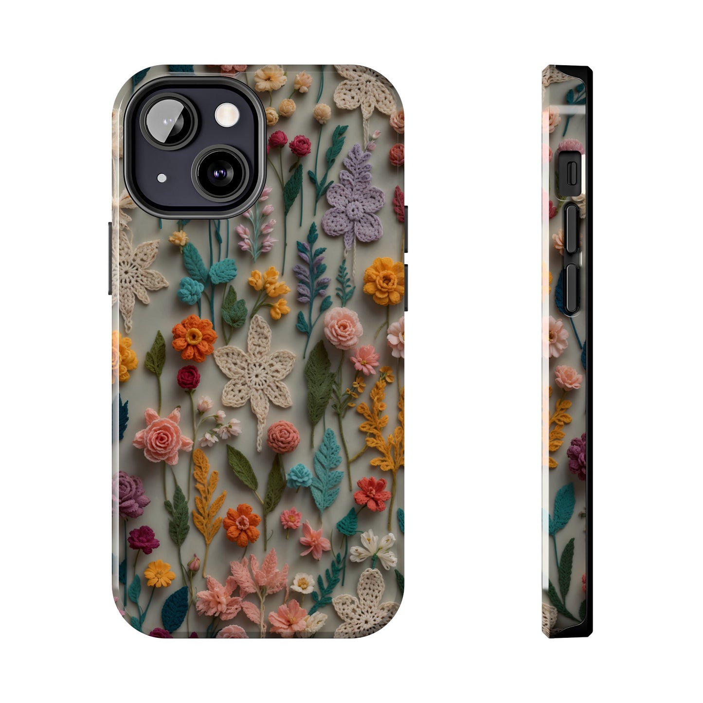 Crochet Flowers iPhone Case