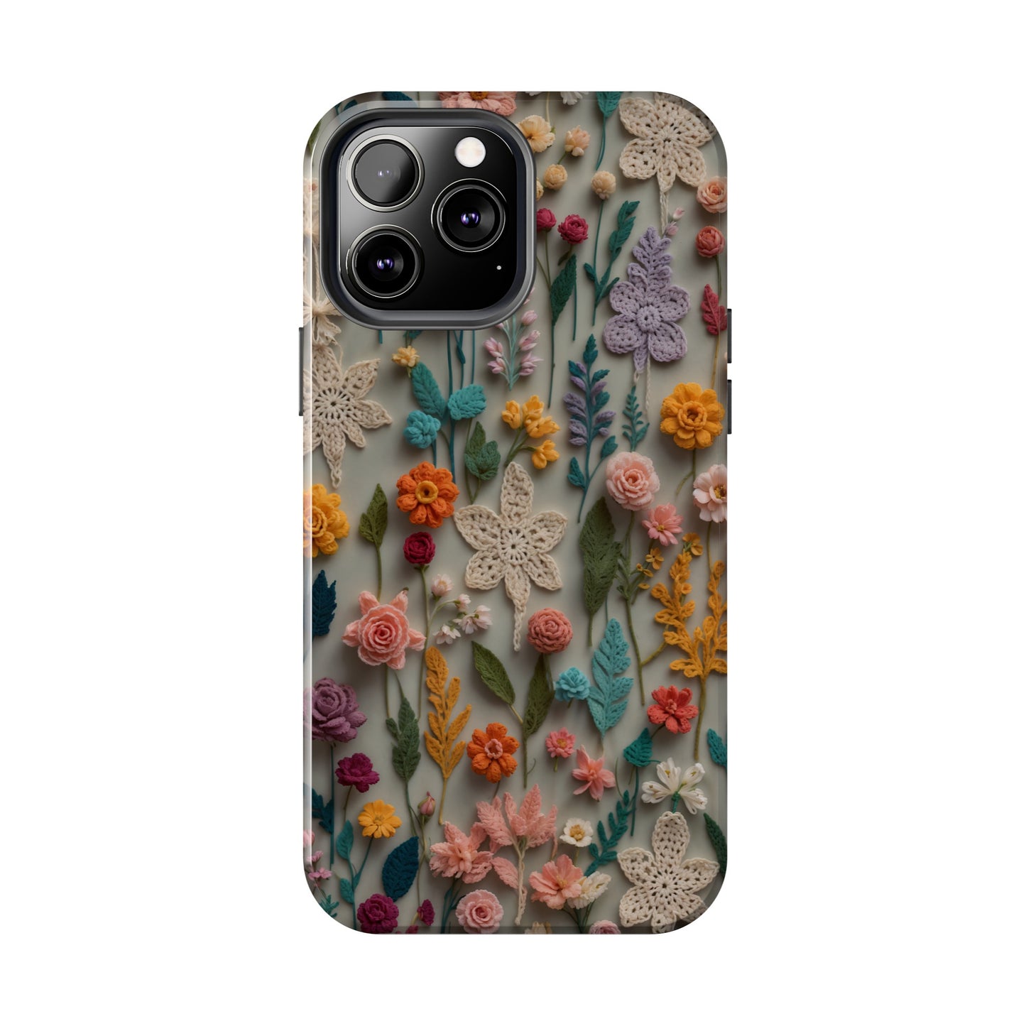 Crochet Flowers iPhone Case