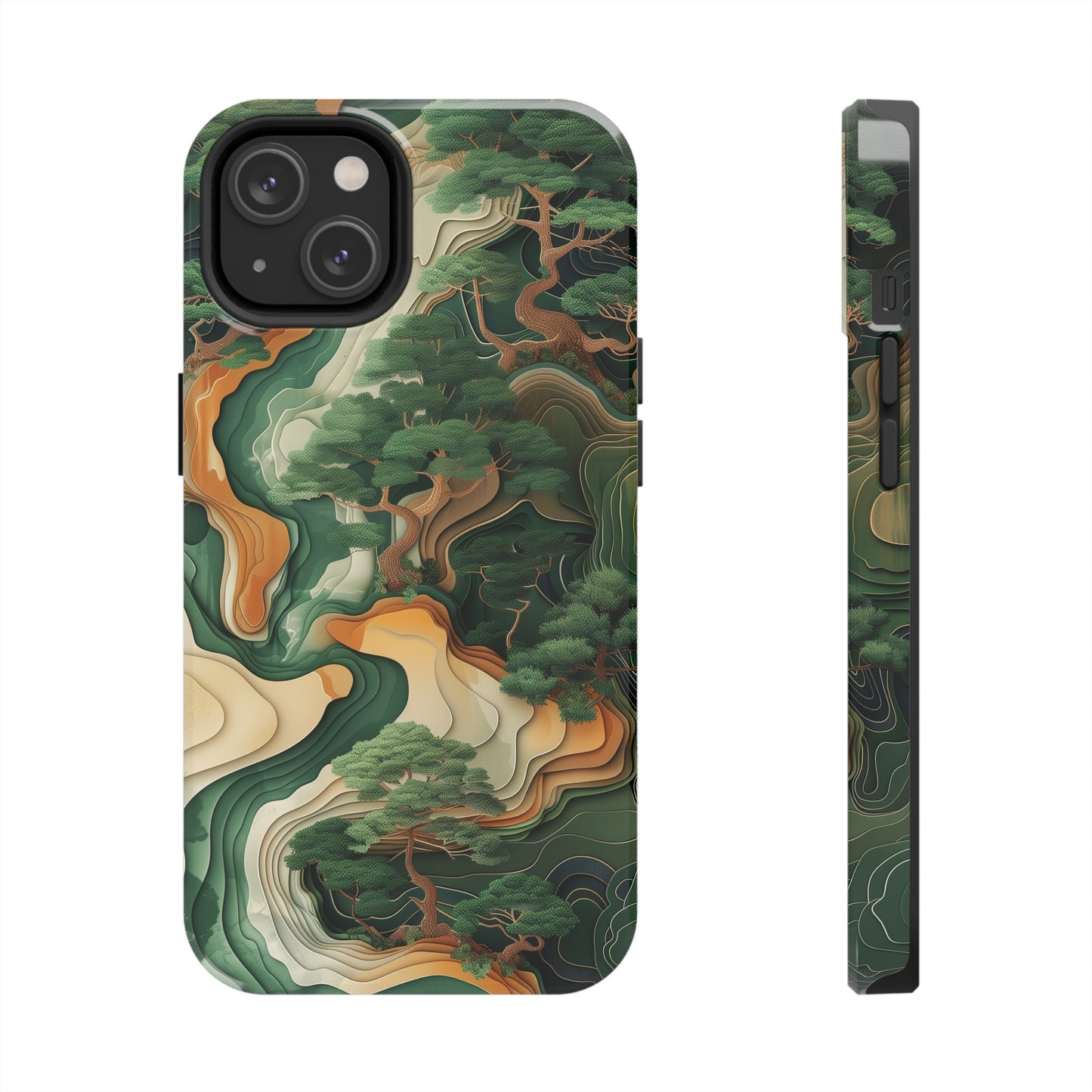 Japanese Art Print Design, Tough iPhone Case