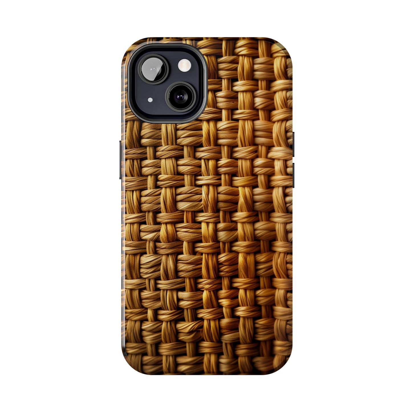 Basket Weave Design Tough iPhone Case