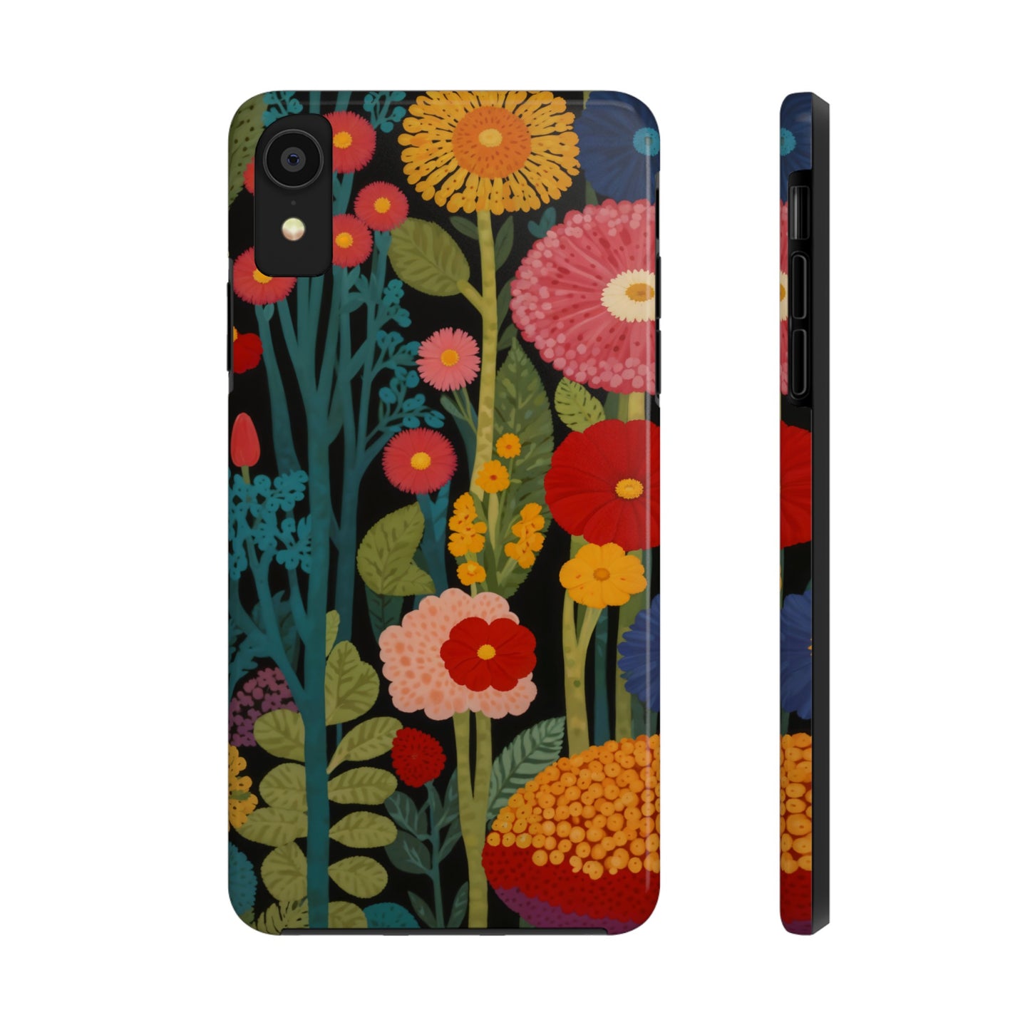 Colorful Flowers Tough iPhone Case