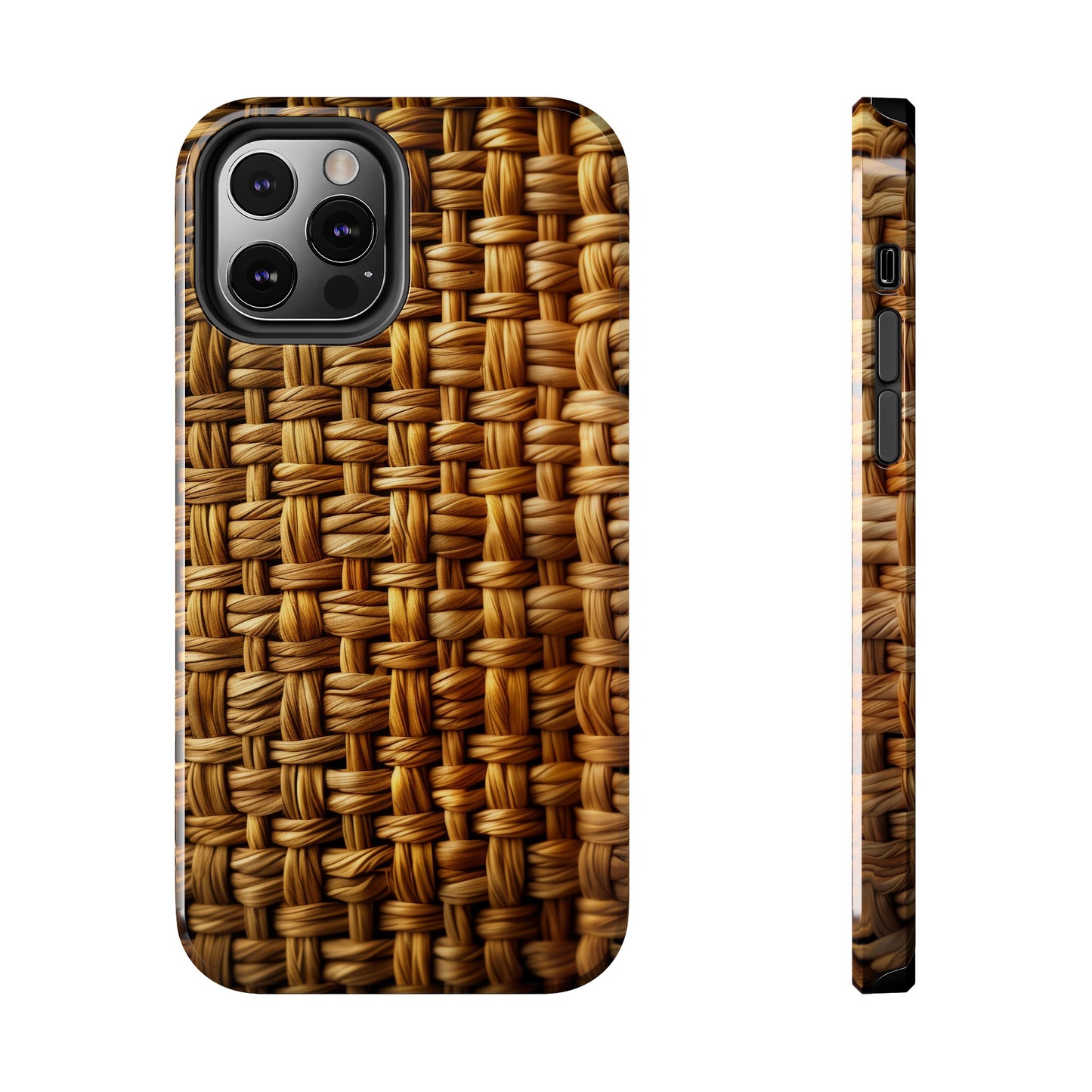 Basket Weave Design Tough iPhone Case