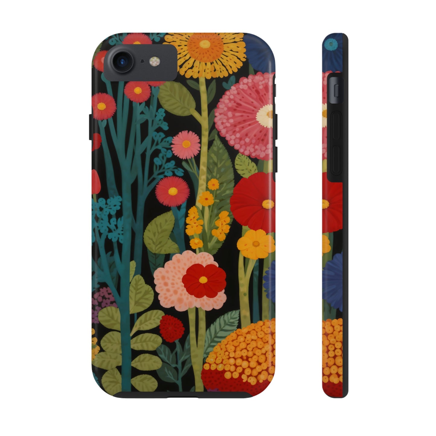 Colorful Flowers Tough iPhone Case