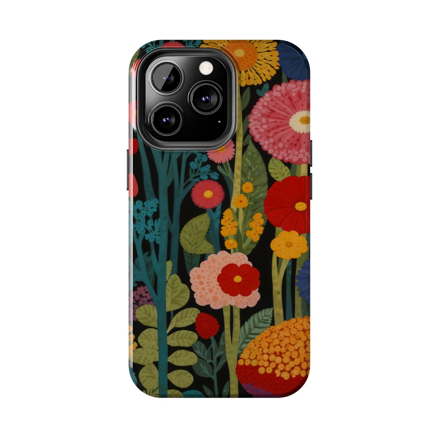 Colorful Flowers Tough iPhone Case