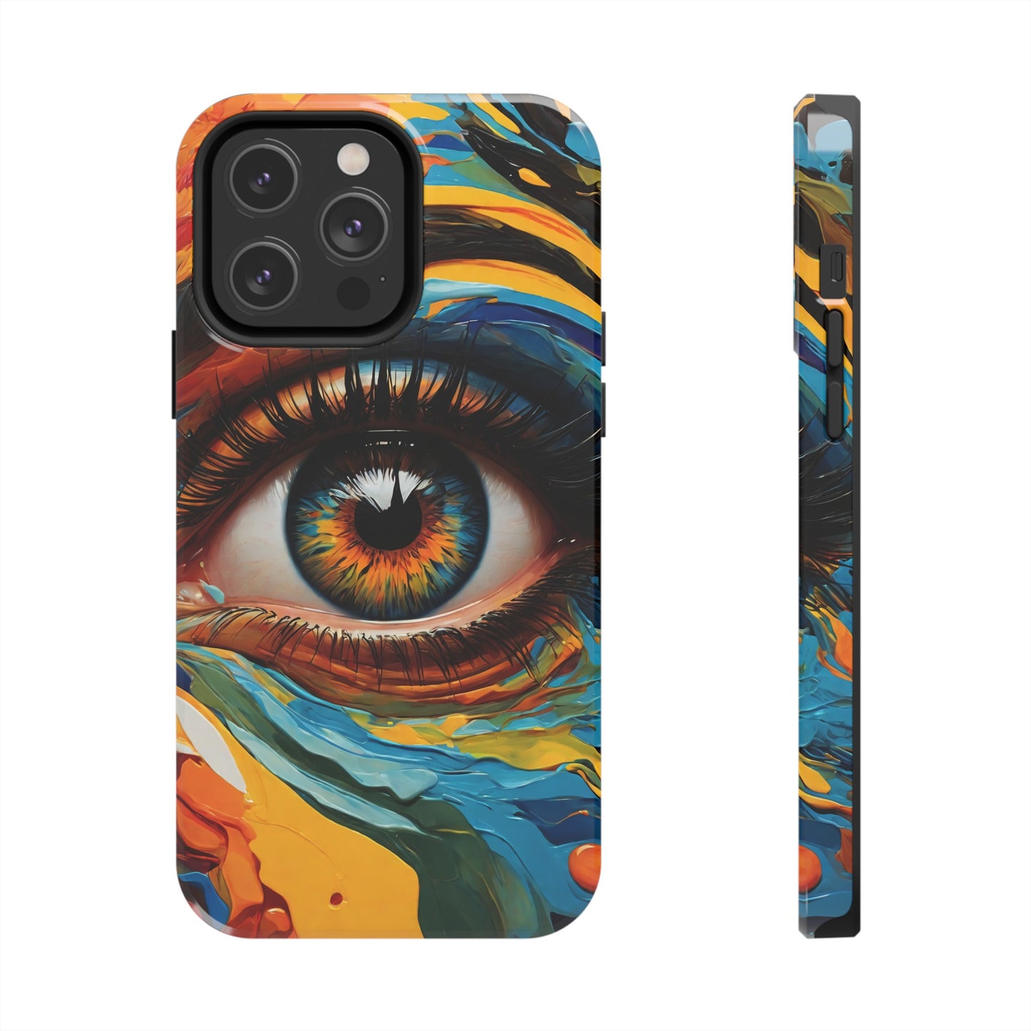 Psychedelic Eye Design Tough iPhone Case