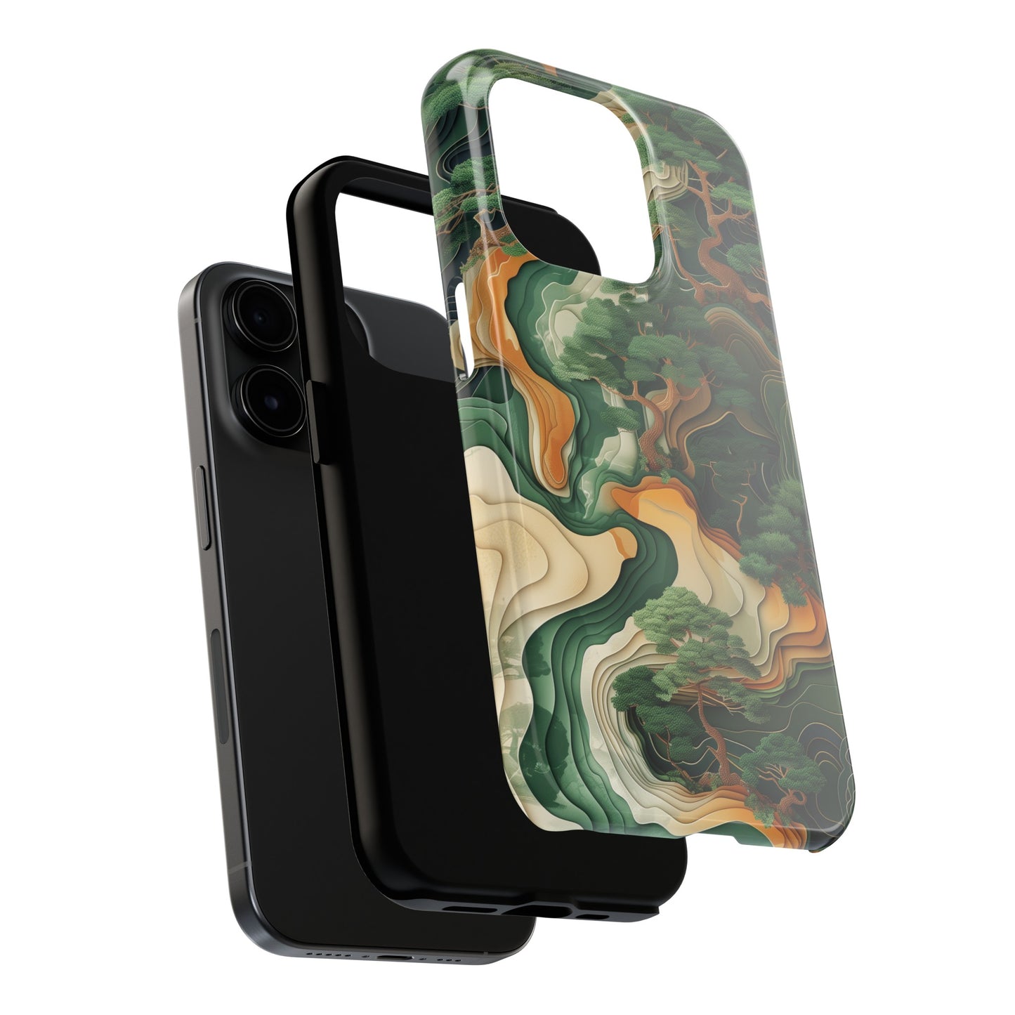 Japanese Art Print Design, Tough iPhone Case