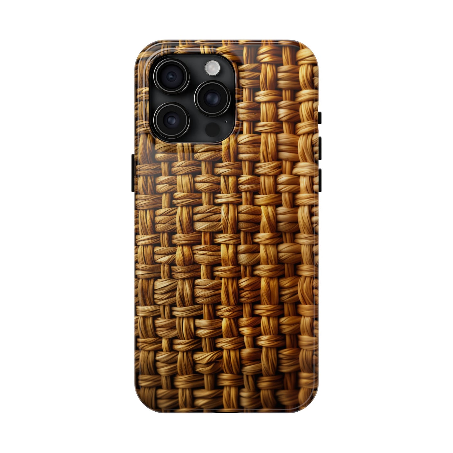 Basket Weave Design Tough iPhone Case