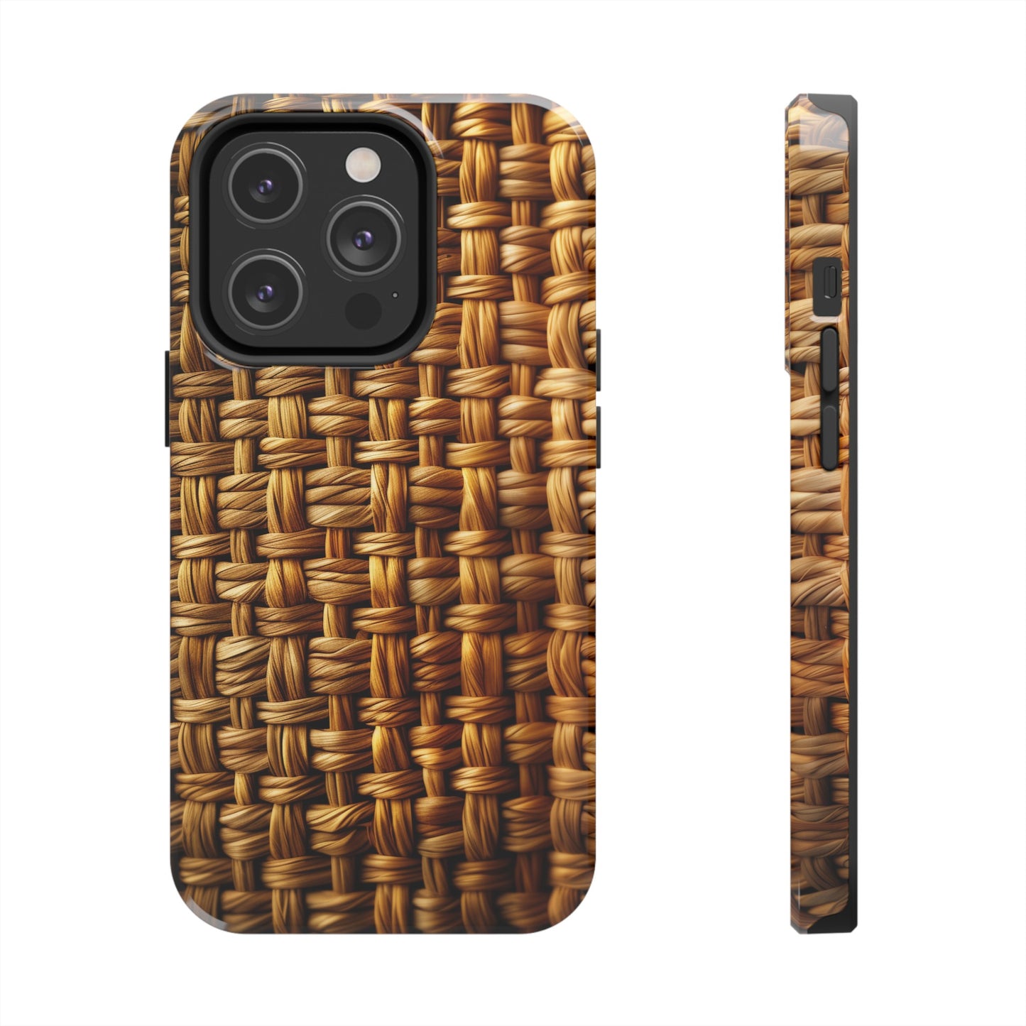 Basket Weave Design Tough iPhone Case