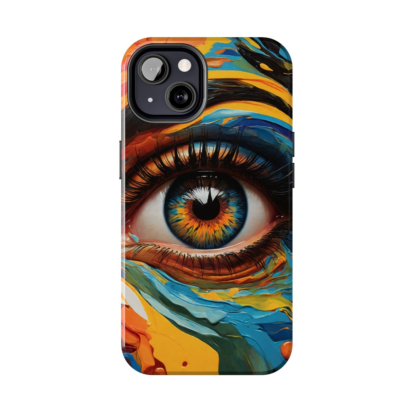 Psychedelic Eye Design Tough iPhone Case