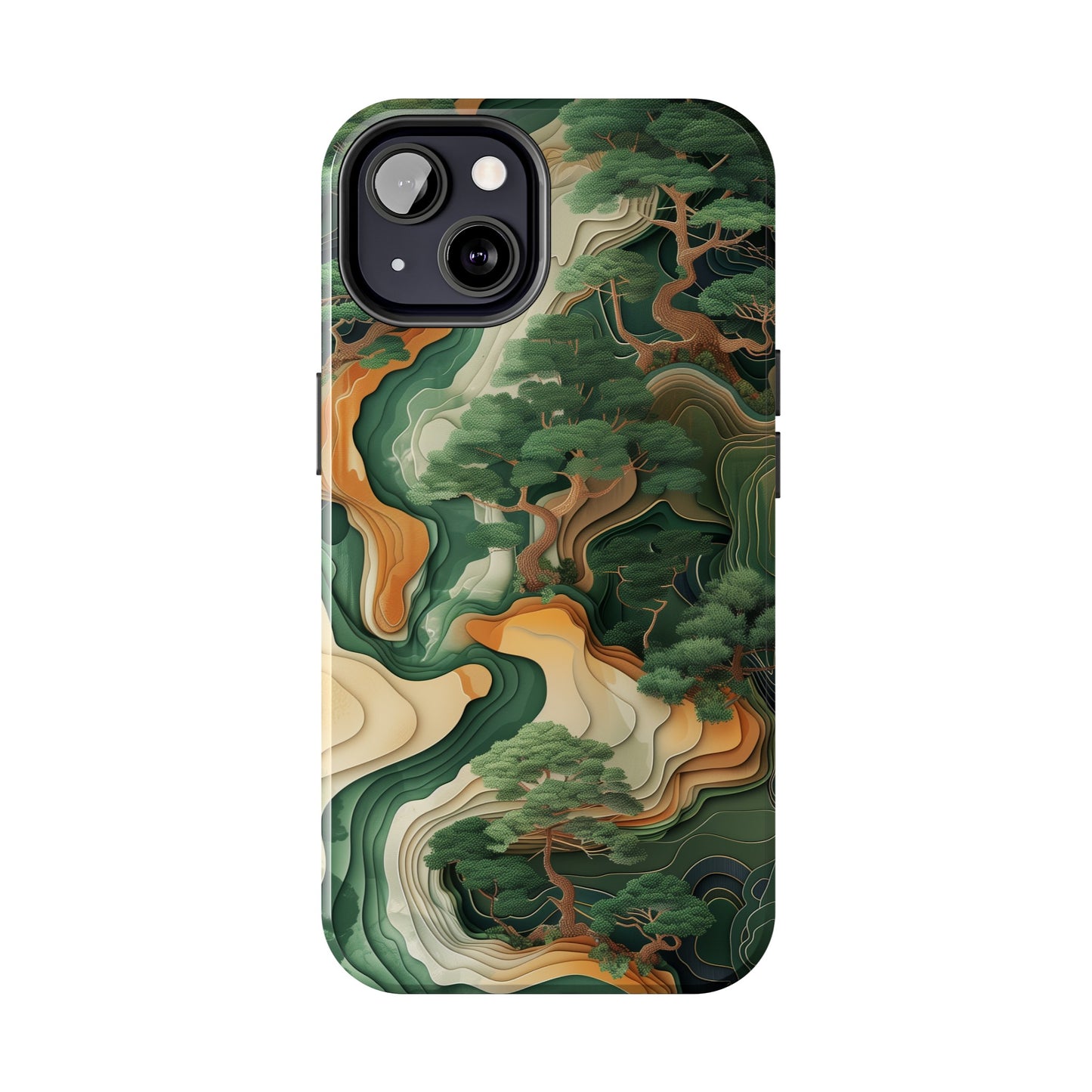 Japanese Art Print Design, Tough iPhone Case